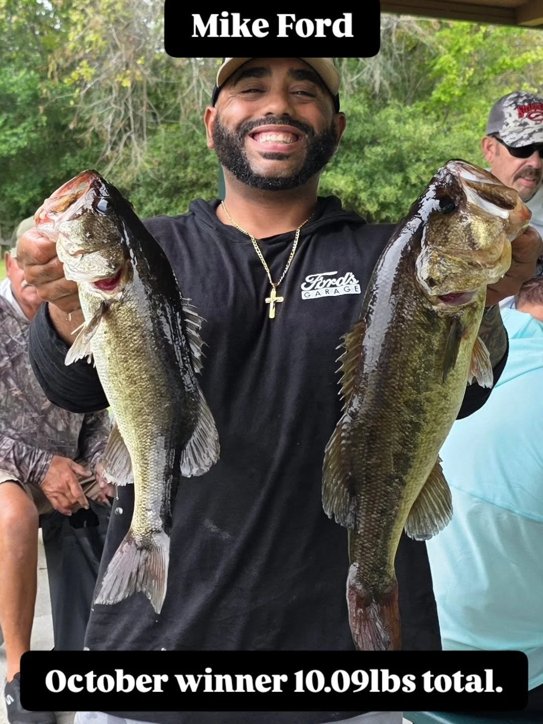 Congrats to Mike Ford for making it two wins in a row. With 5 fish for a total weight of 10.08lbs, largest fish at 3.03lbs.