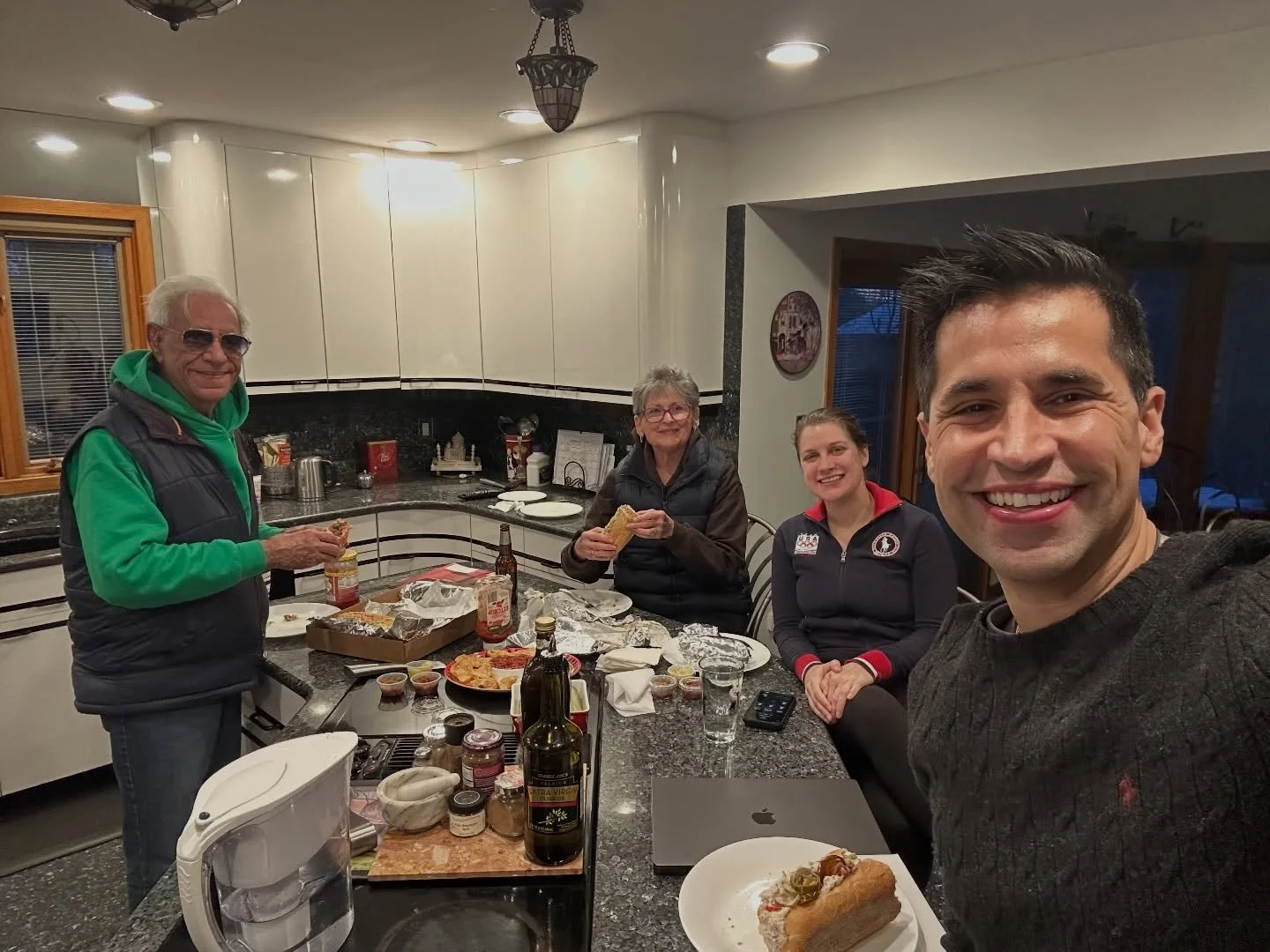 Nothing better than Super Bowl Sunday with family, and steaks and hoagies from! @dalessandrossteaks 🏈🥖🥩