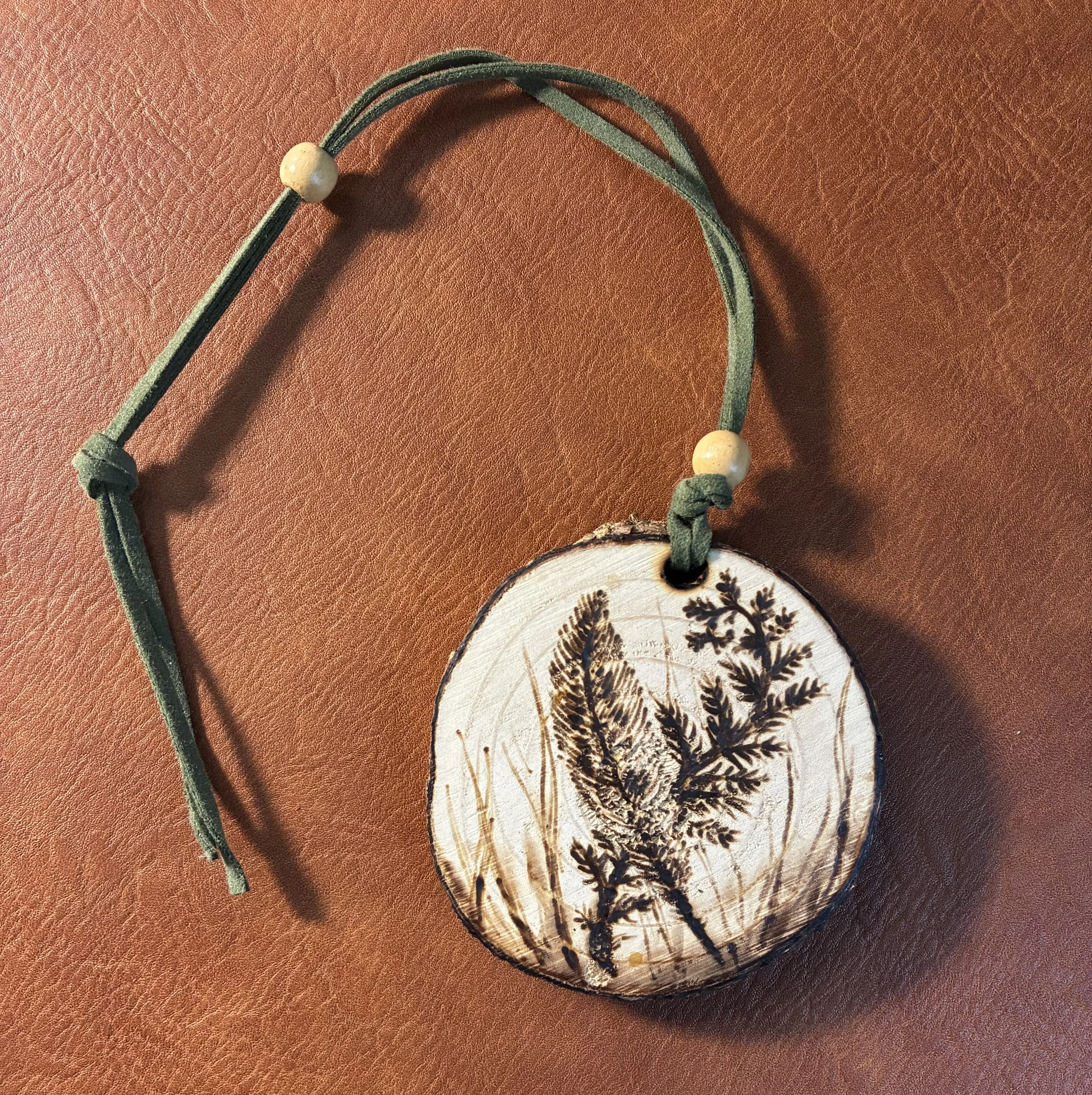 Fern & Feather Wood Burning