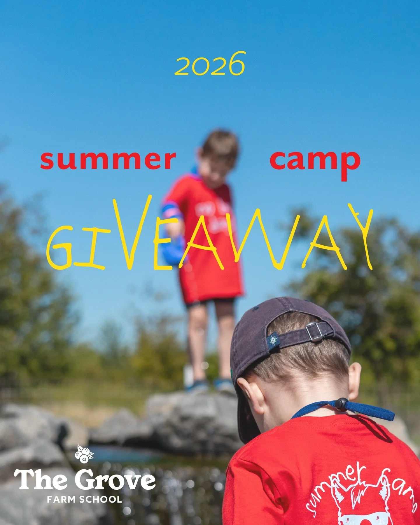 SUMMER CAMP GIVEAWAY!⁠
⁠
We&rsquo;re giving away ONE WEEK of summer camp at The Grove Farm School! ⁠
⁠
CAMP DATES:⁠
Survivor-Themed | July 6 - 9 | 9am-1pm⁠
Little Creatures | July 20 - 23 | 9am-1pm⁠
The winner will choose one week from either summer 