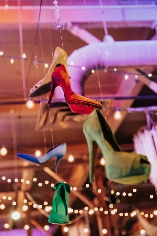 pierpont-place-private-party-hanging-colorful-shoes-decor.jpg