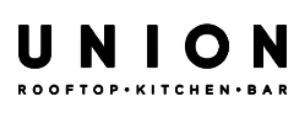 Logo with the word 'UNION' in bold black letters, with additional stylized text below.
