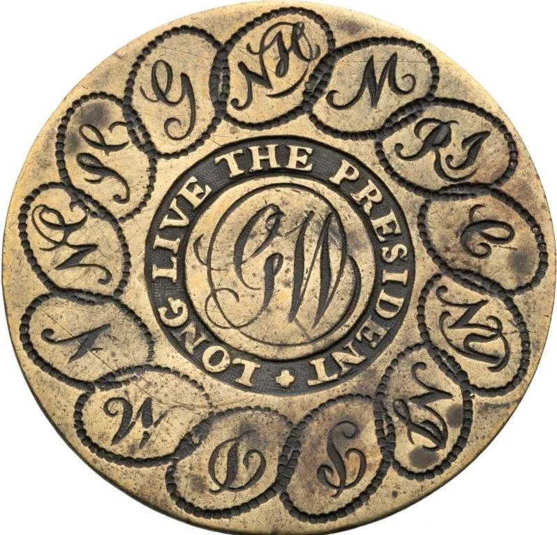George Washington Inaugural Button