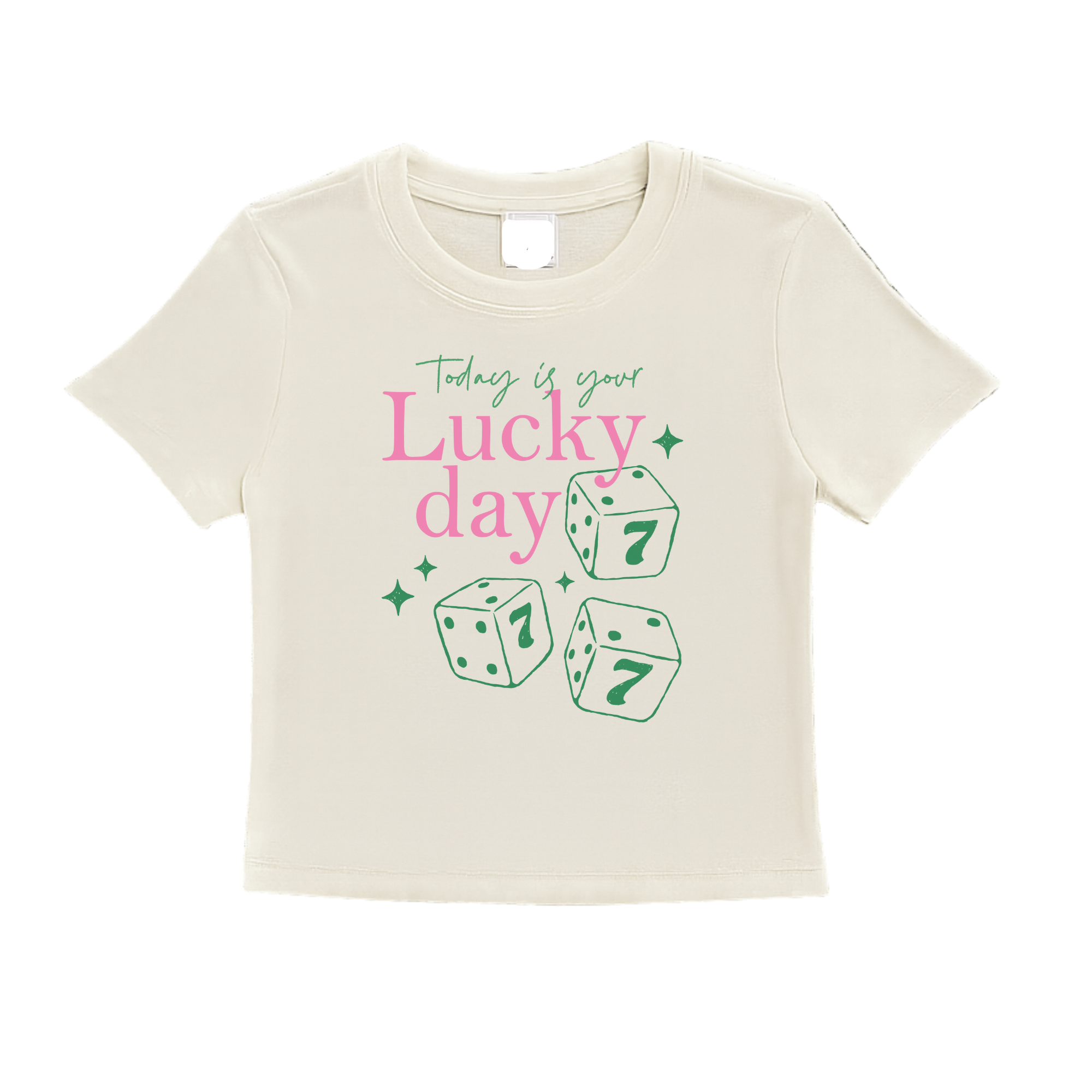 Today Is Your Lucky Day Crop Tee