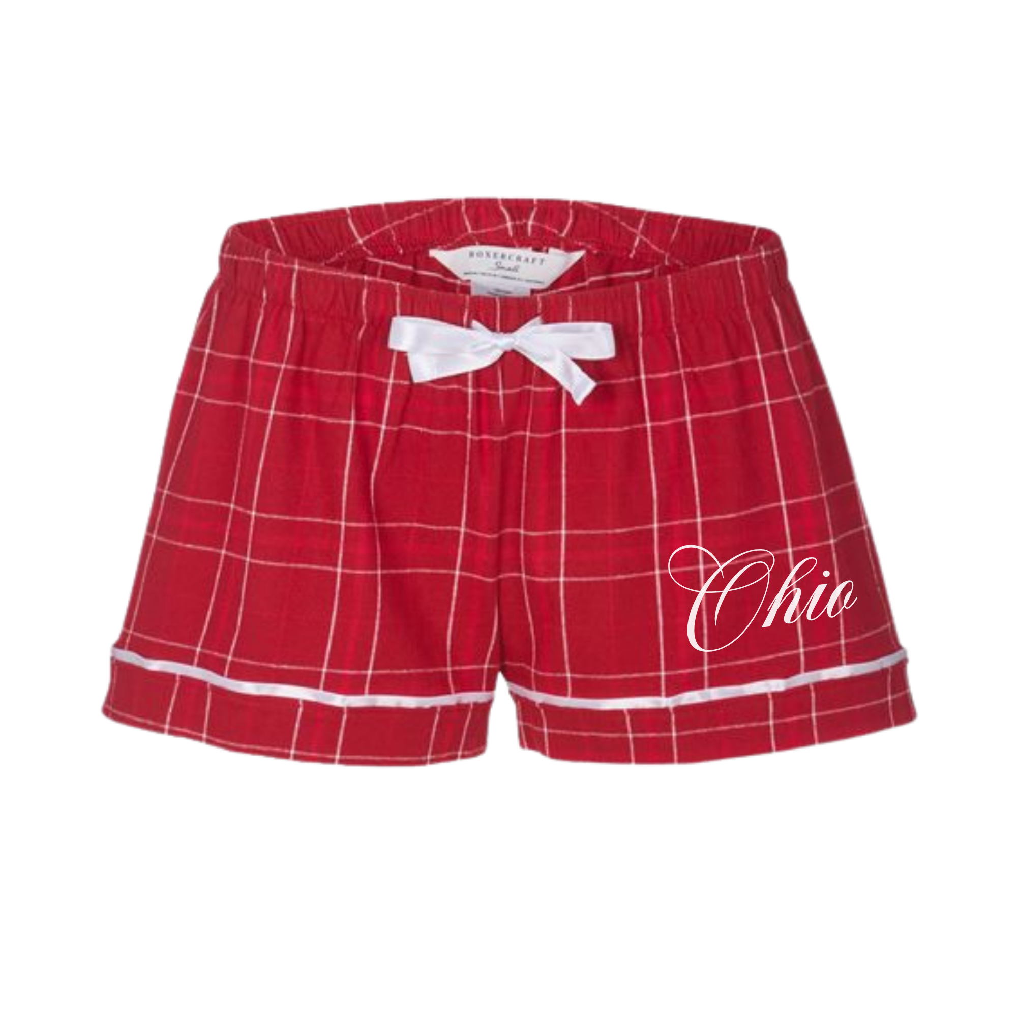 Ohio Cozy Flannel Lounge Shorts