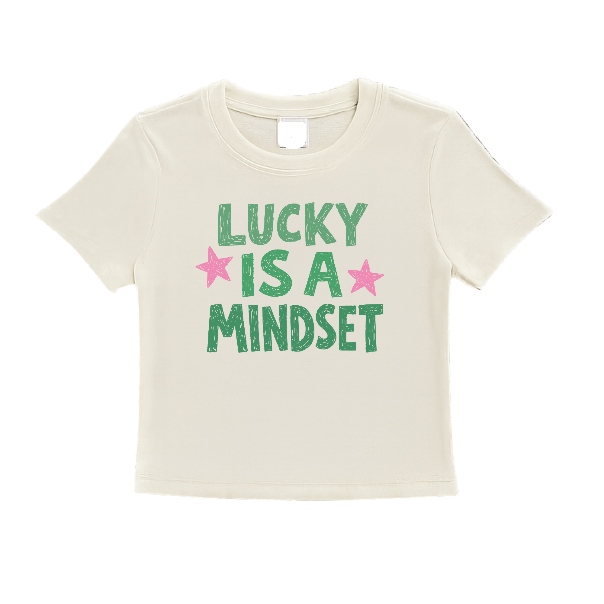 Lucky is a Mindset Crop Top