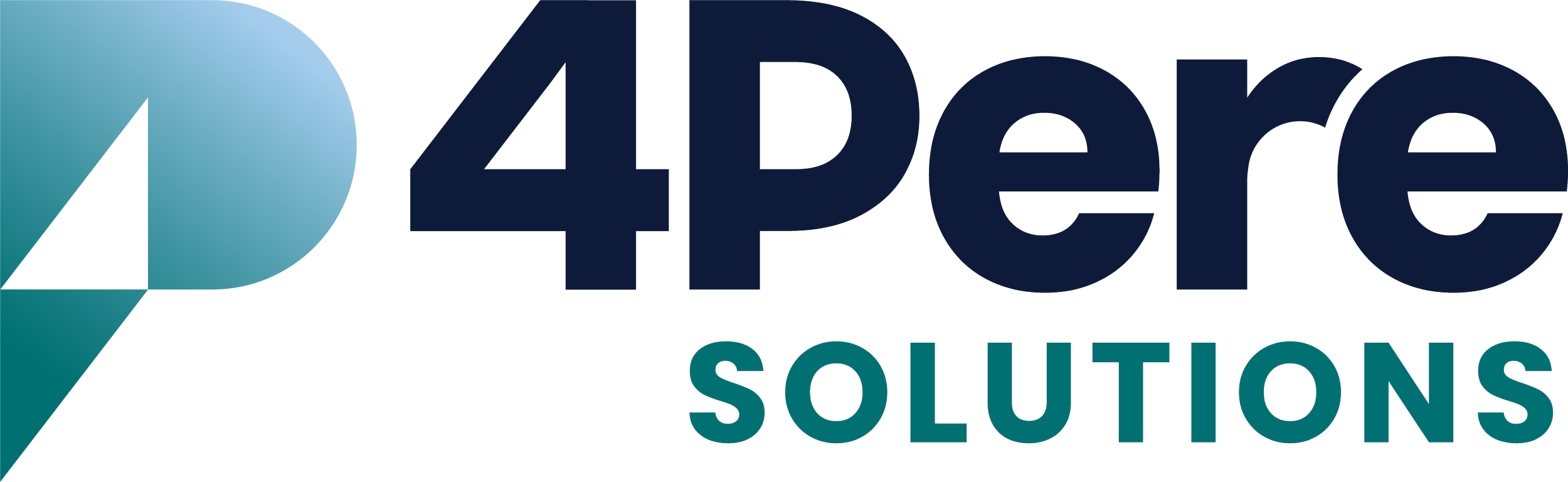 Logo of 4Point Solutions with a stylized teal and navy design.