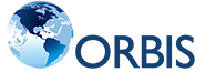 Orbis logo with a blue globe and company name