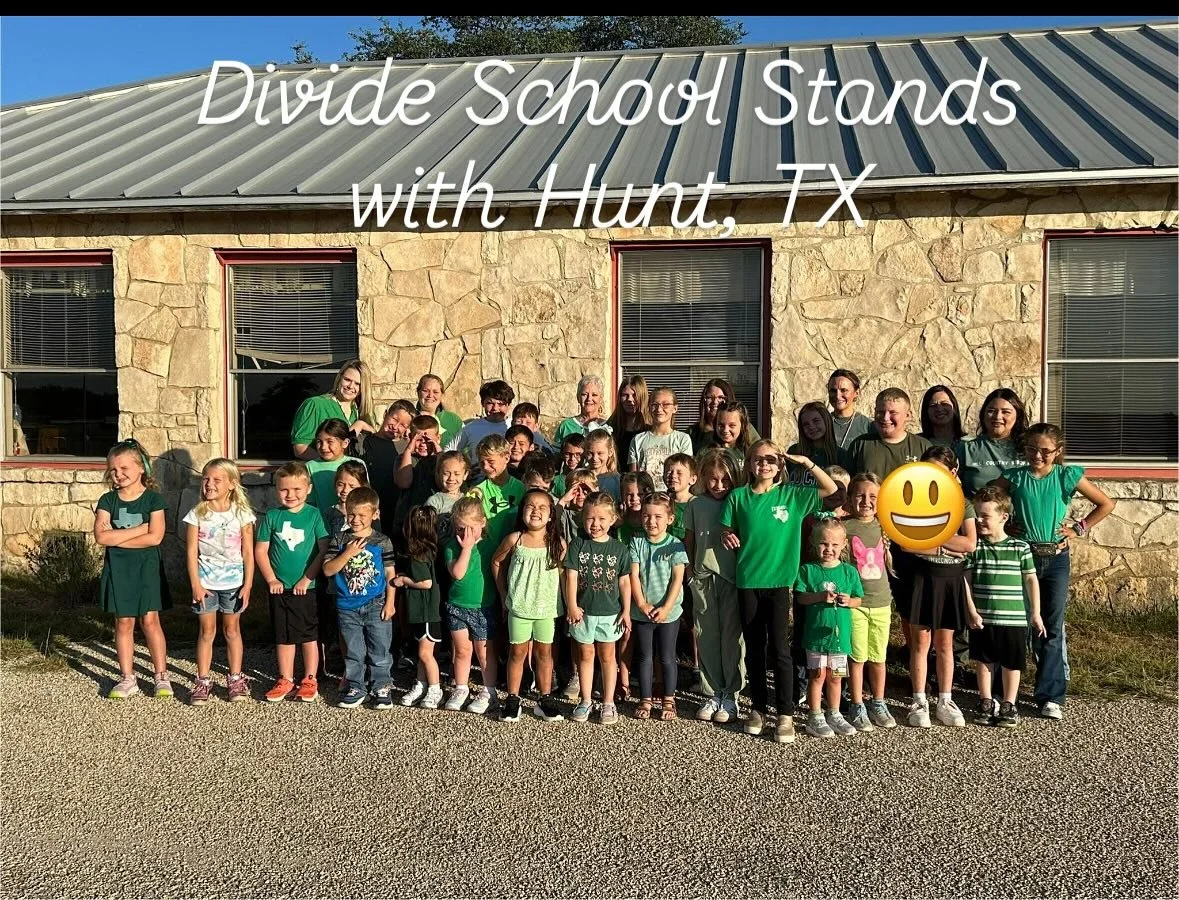 Divide School stands strong for @hunt_school_tx