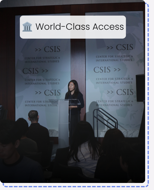 JASC 78 visits the International Monetary Fund in Washington, DC, exemplifying the high-level access and policy dialogue opportunities offered through the Japan-America Student Conference.