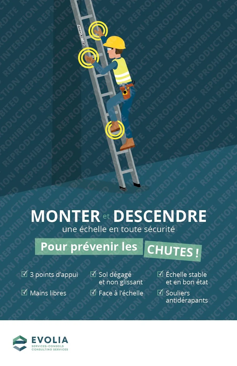 Info.009 – 3 Points d'Appui : Échelle #1 (FR) – Coroplast