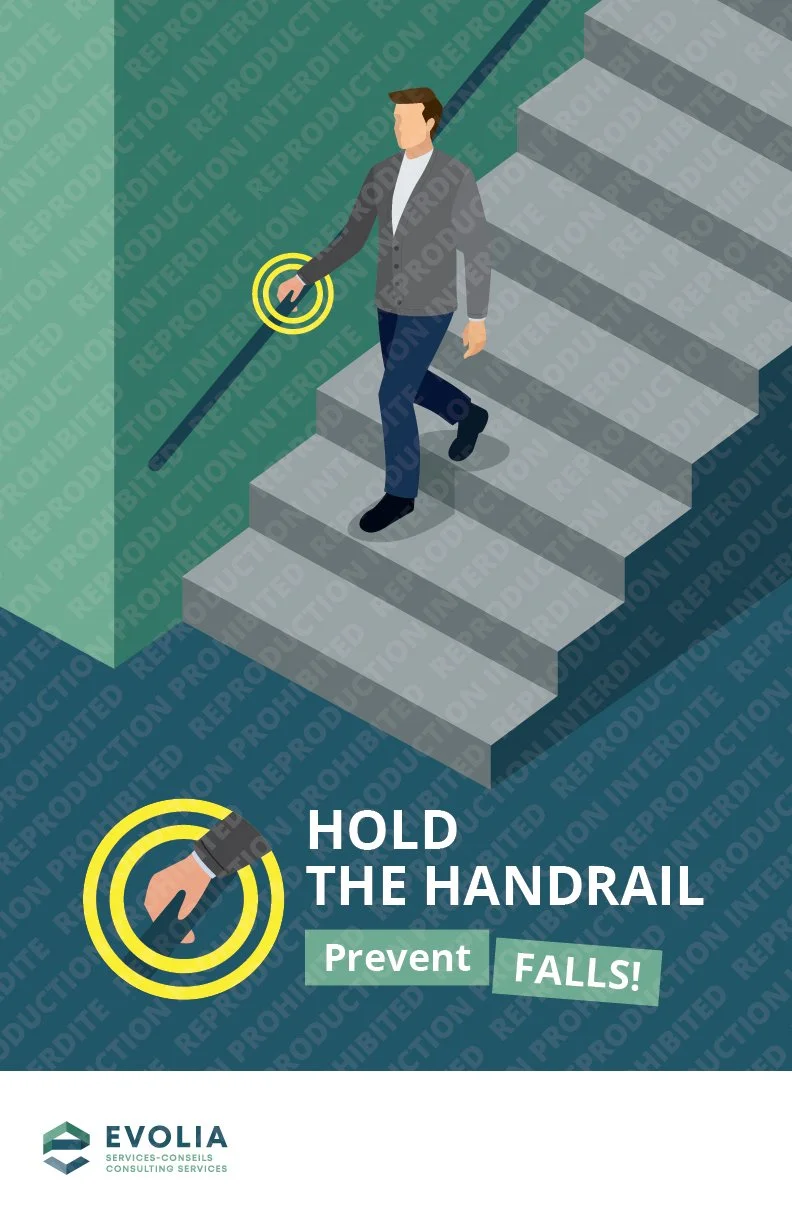 Info.011 – Hold the Handrail: Staircase (EN) – Coroplast