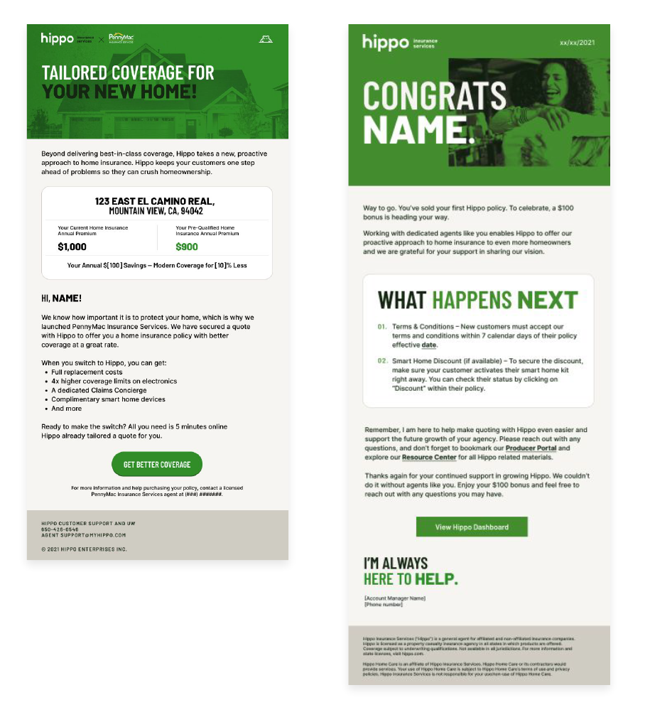 Consumer emails