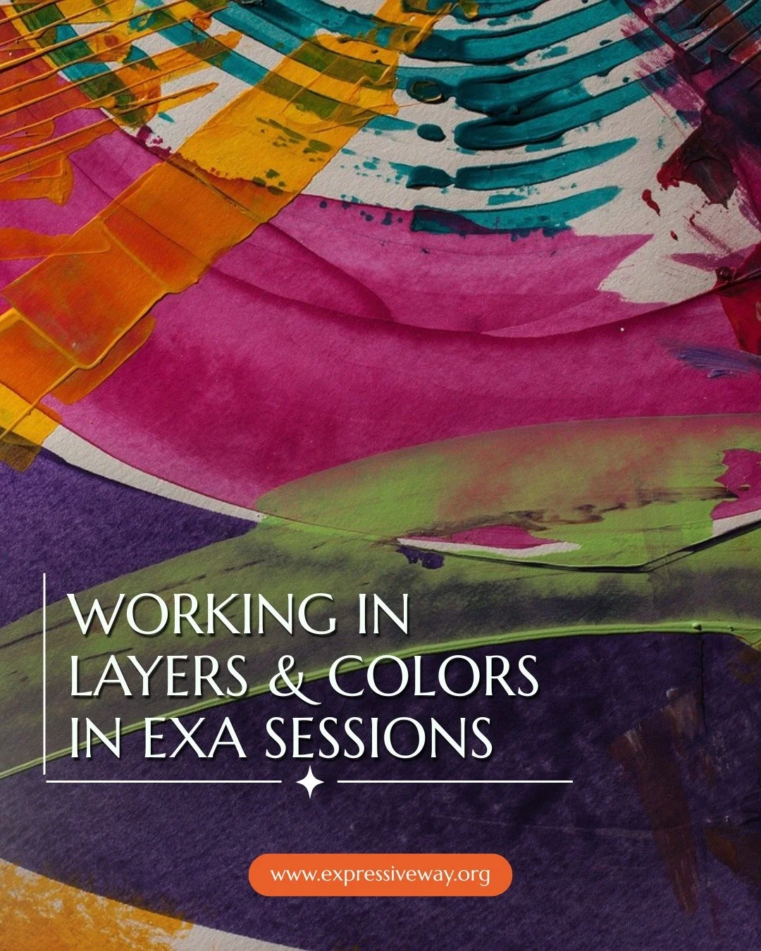 Working in EXA often happens in layers.
Not just visually, but emotionally.

Color and layering can help express multiple parts at once.

Try this.
&bull; start with one color or mark
&bull; add another without removing the first
&bull; let each laye