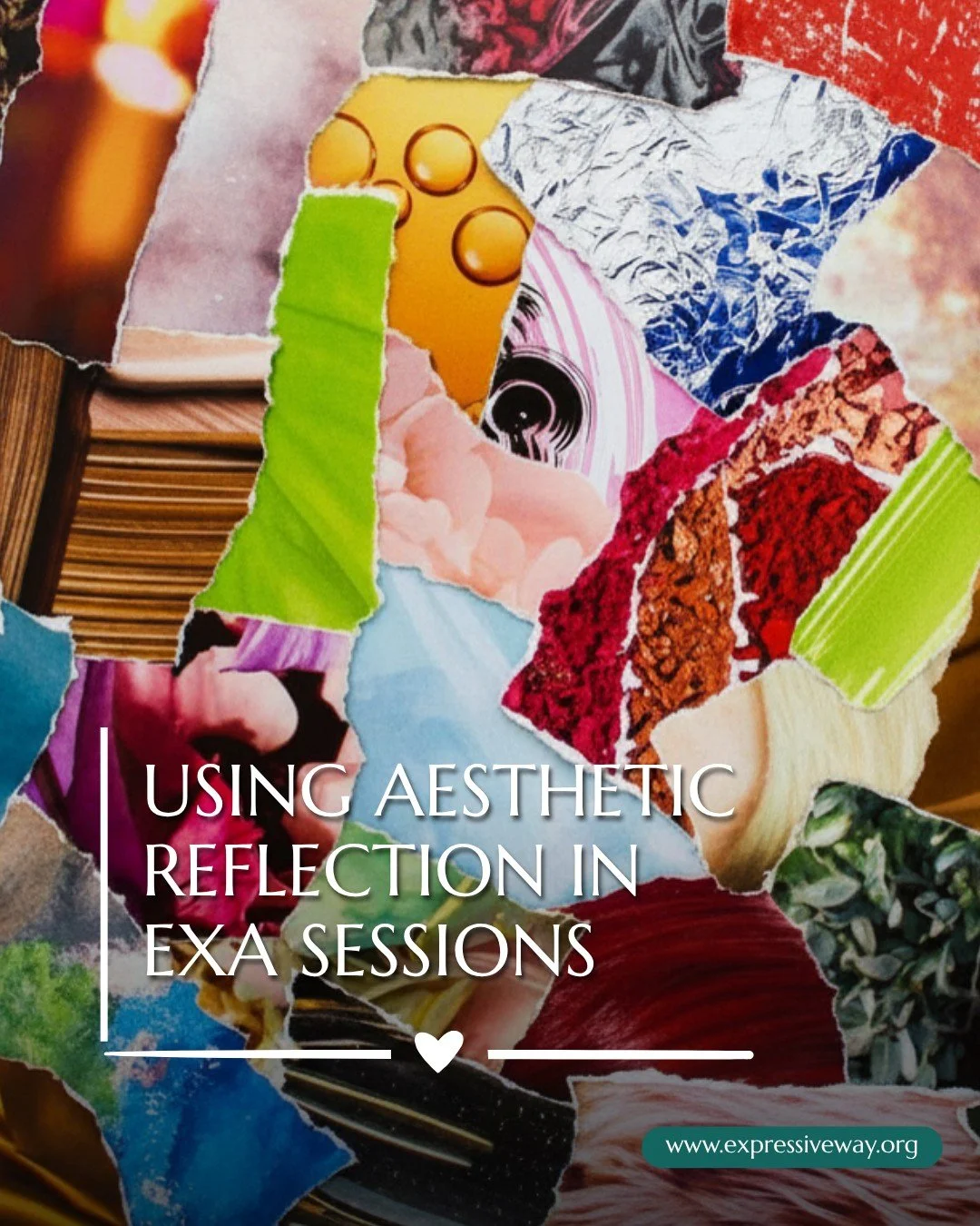 Aesthetic reflection is a key part of expressive arts therapy

Art therapist and EXA pioneer, Judith Rubin emphasizes responding to the artwork
rather than analyzing or interpreting it

It&rsquo;s about noticing your experience

You can use prompts l