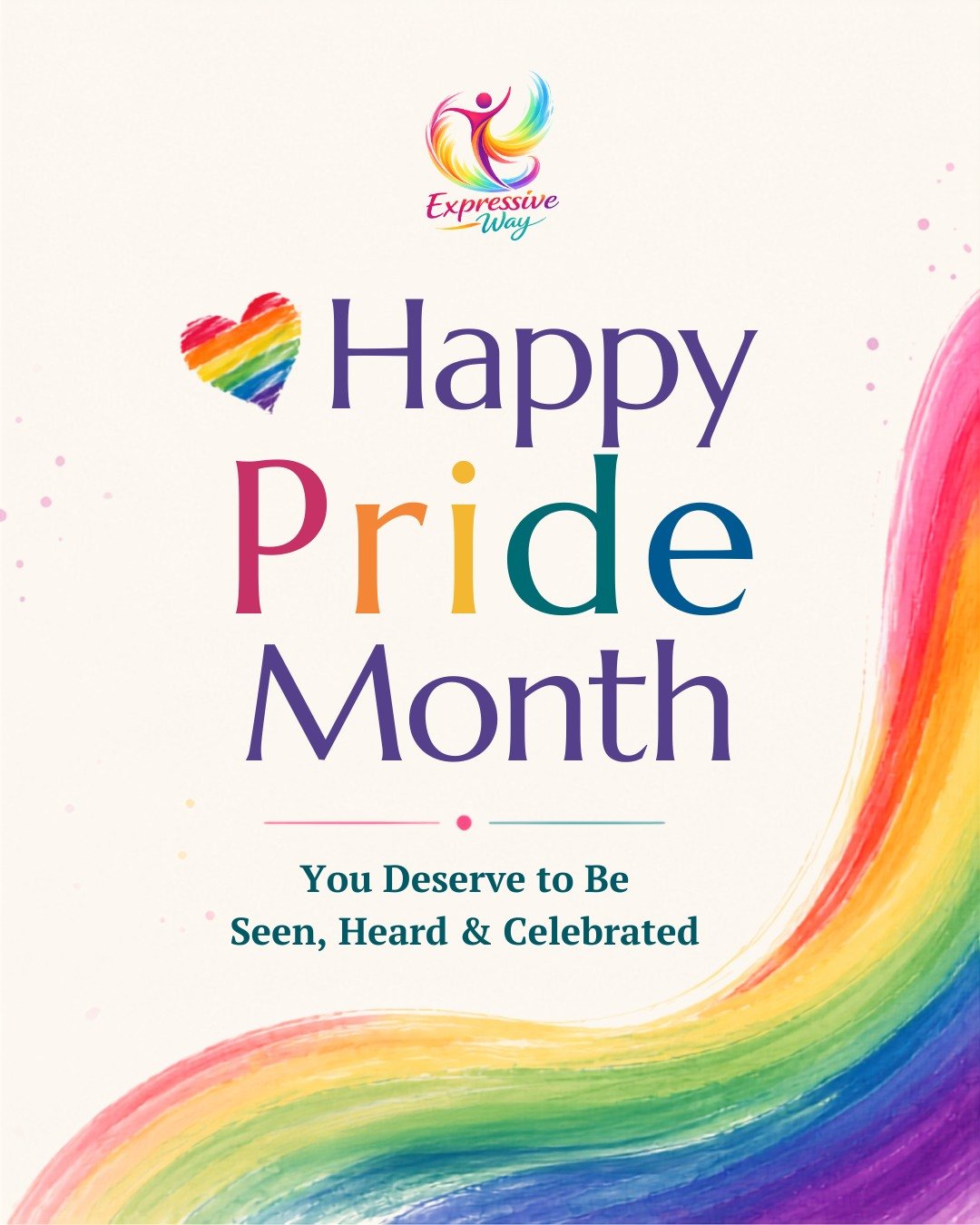 Happy Pride Month!!! 🌈

A time to celebrate the resilience, creativity, joy, and contributions of LGBTQIA+ communities.

Pride began as a movement for visibility, dignity, and equal rights. Today, it is also a reminder that every person deserves to 