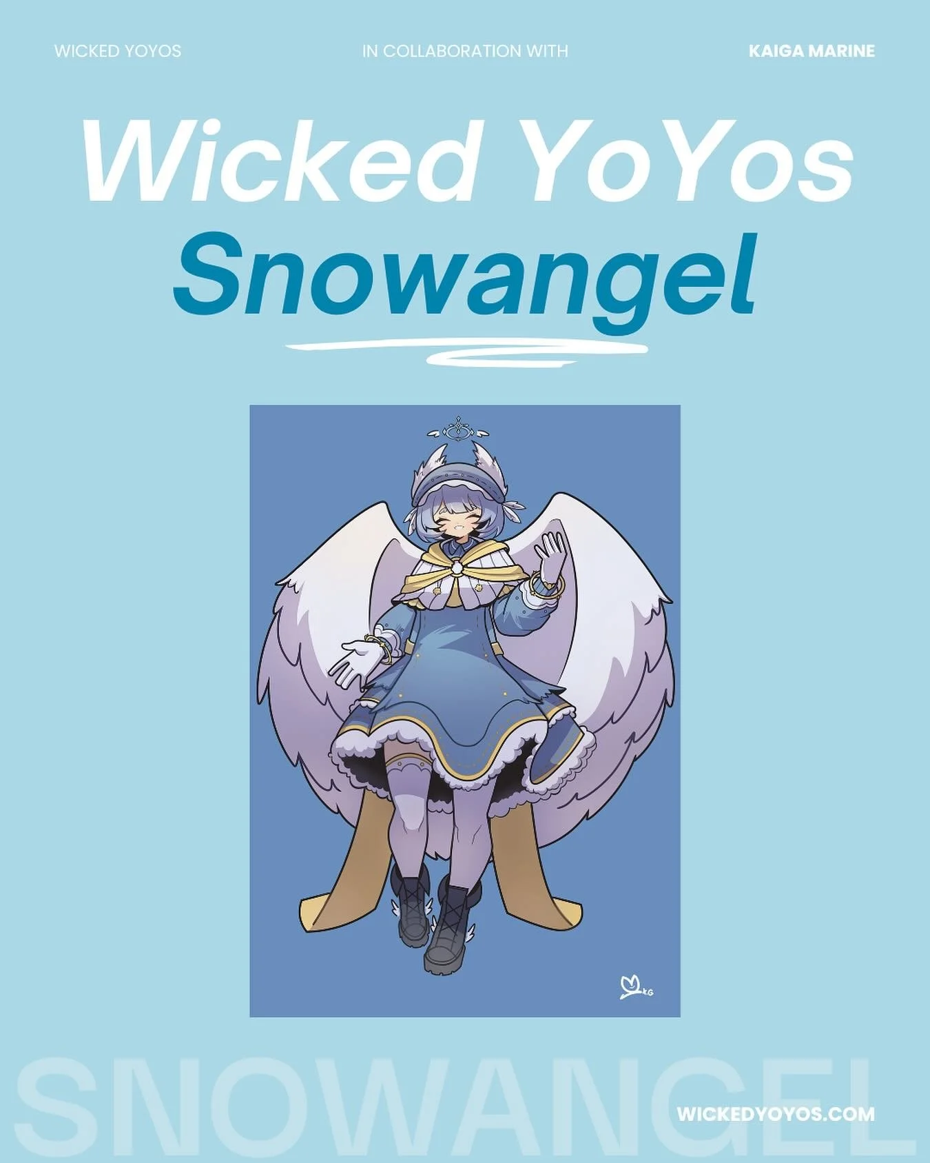 Logo designed by @kaigamarine for the Snowangel!
