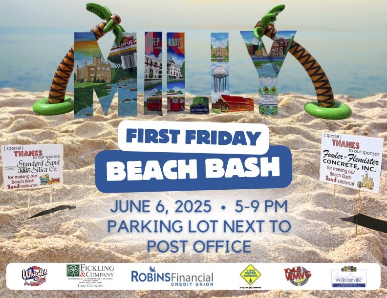 First Friday: Beach Bash - Main Street Milledgeville