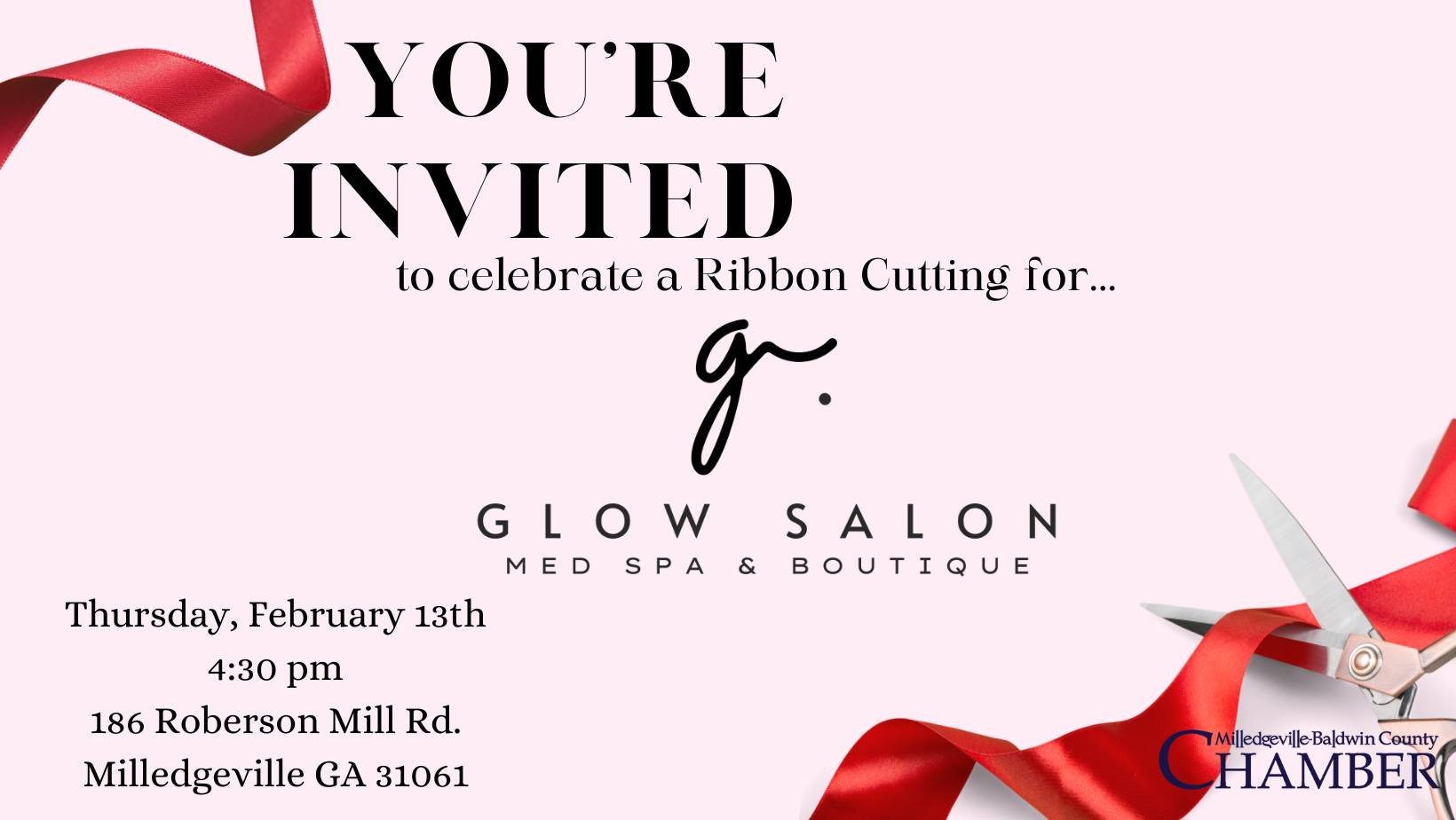 Glow Salon Med Spa & Boutique Ribbon Cutting