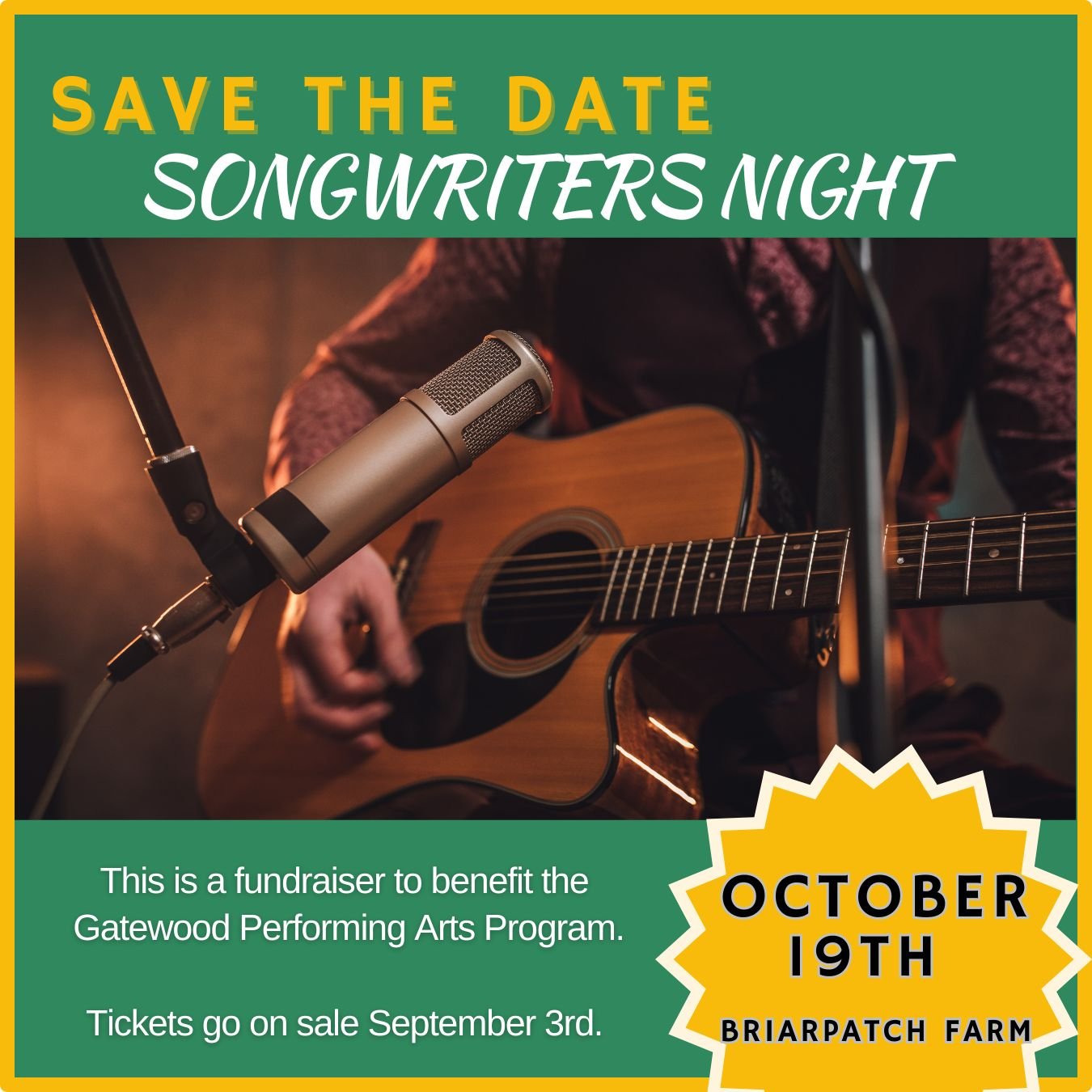 Songwriter’s Night in the Briarpatch