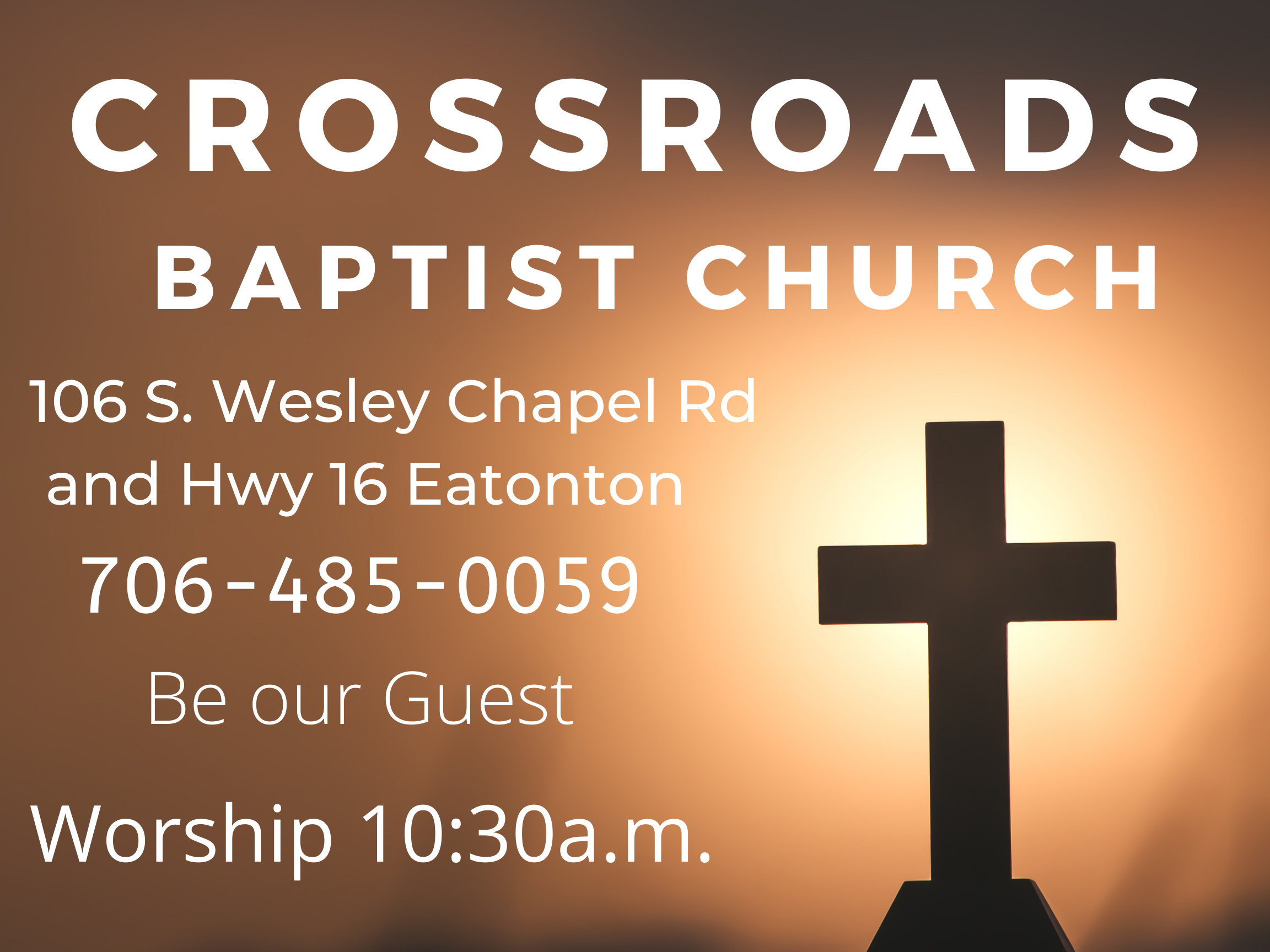 Crossroads Baptist Church Easter Service