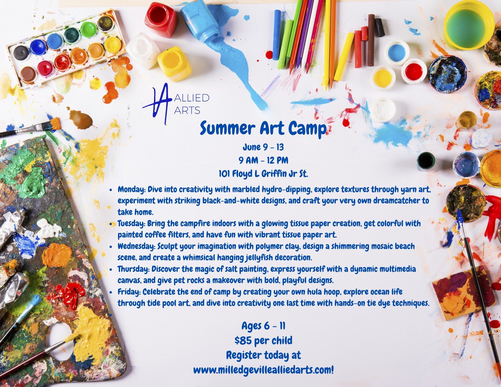 Summer Art Camp at Allied Arts