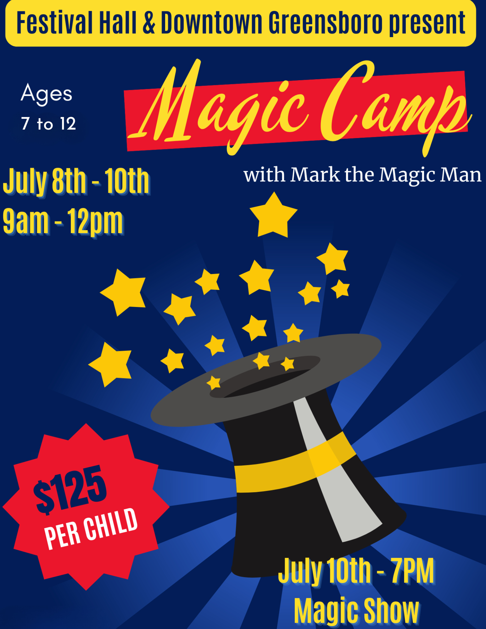 Magic Camp with Mark the Magic Man // Festival Hall