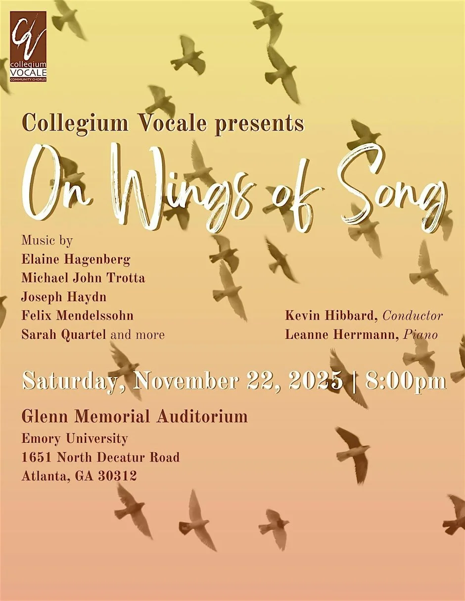 On Wings of Song | Collegium Vocale Fall 2025 Concert