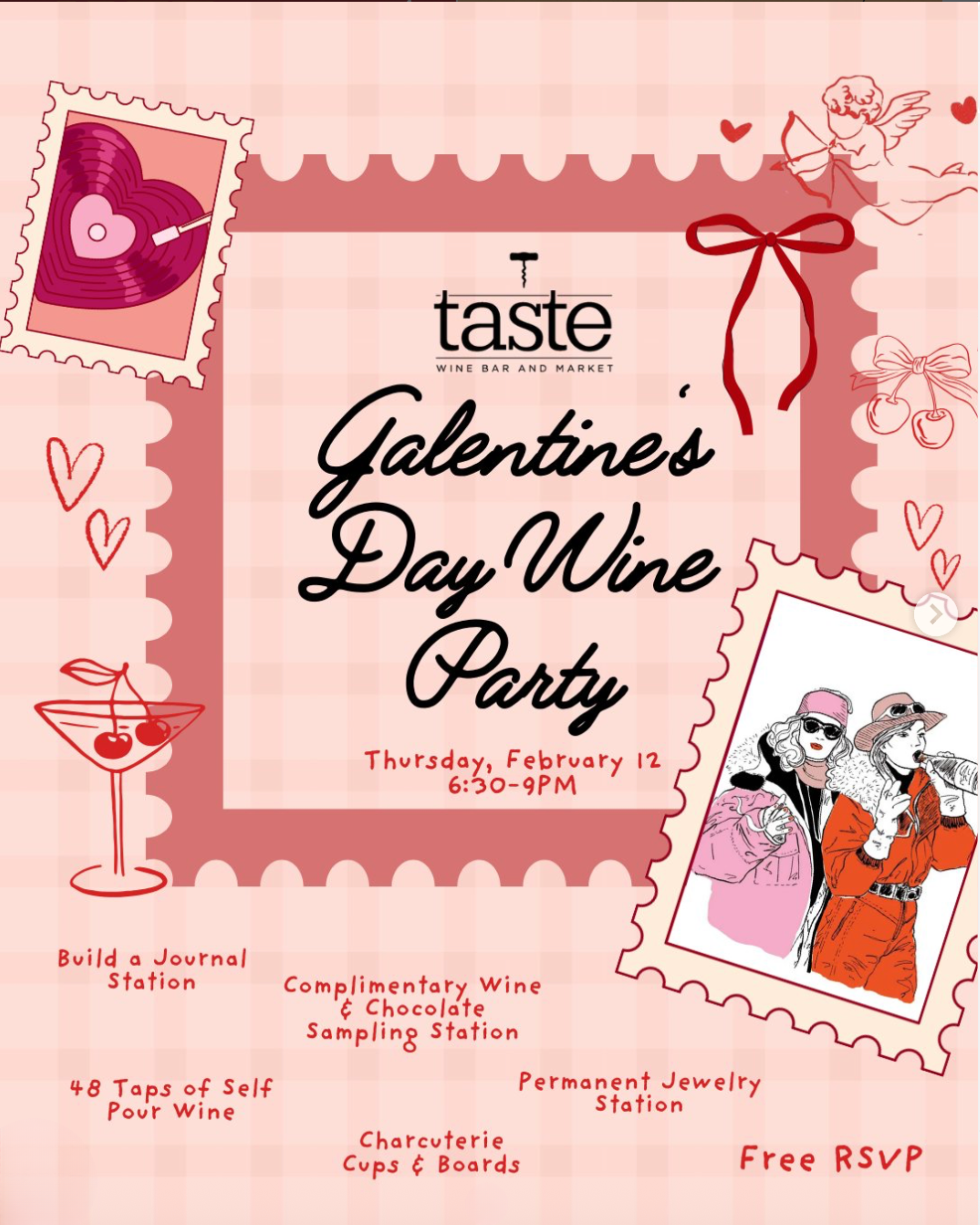 Galentine’s Night at Taste Wine Bar