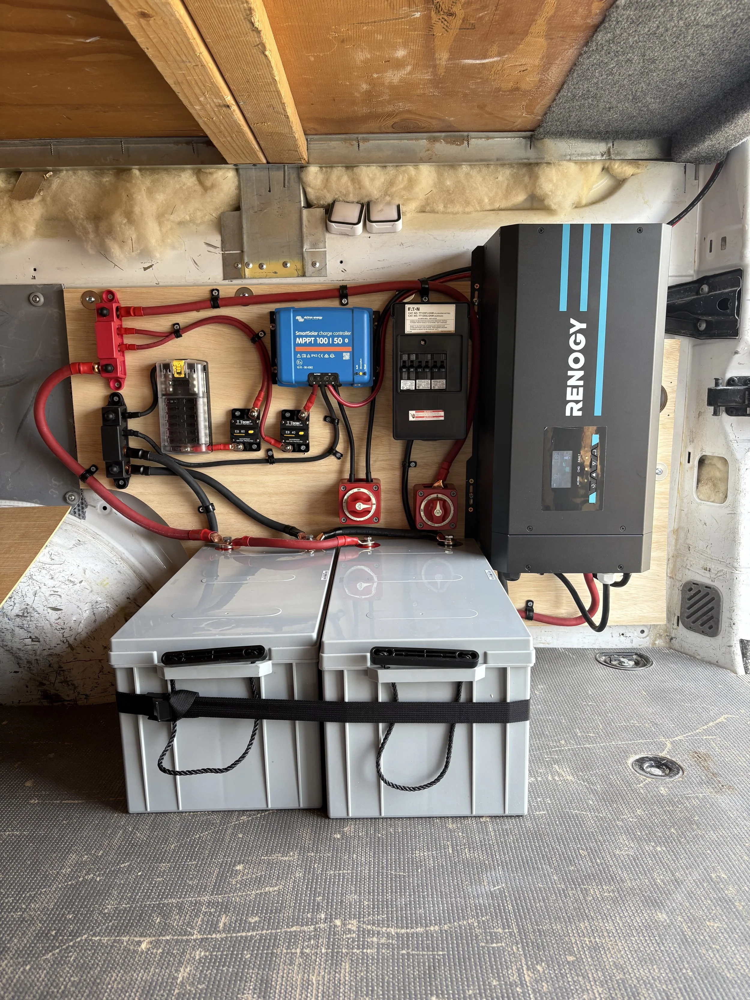 600W Solar +. Shore w/ AC / DC Distribution - Mercedes Sprinter Van