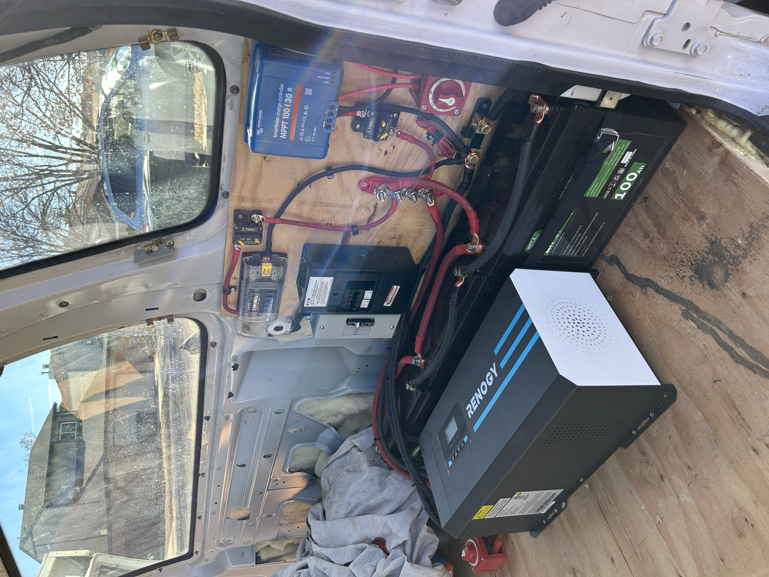 600W Solar + Shore with AC & DC Distribution - Ford E250 Van