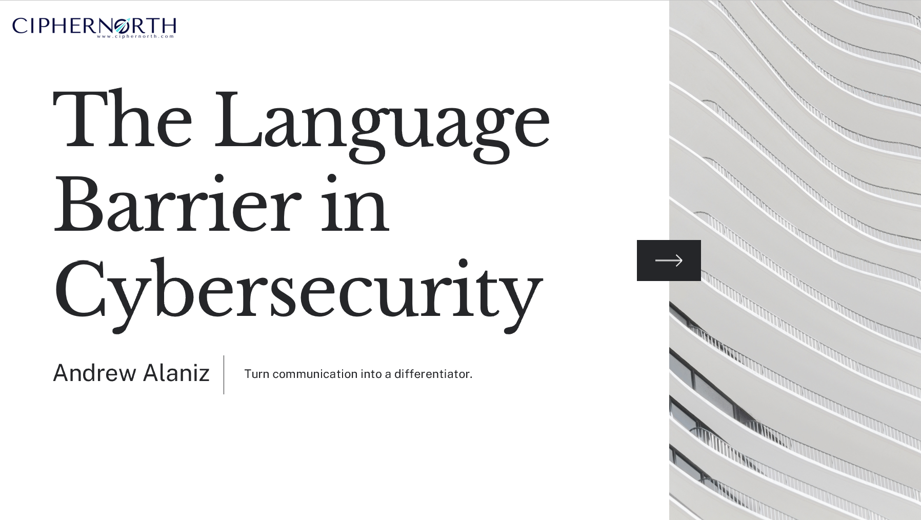 Central Alabama ISSA - The Language Barrier in Cybersecurity