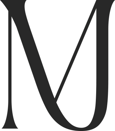 Logo stilizzato con la letter M per la linea Marimo