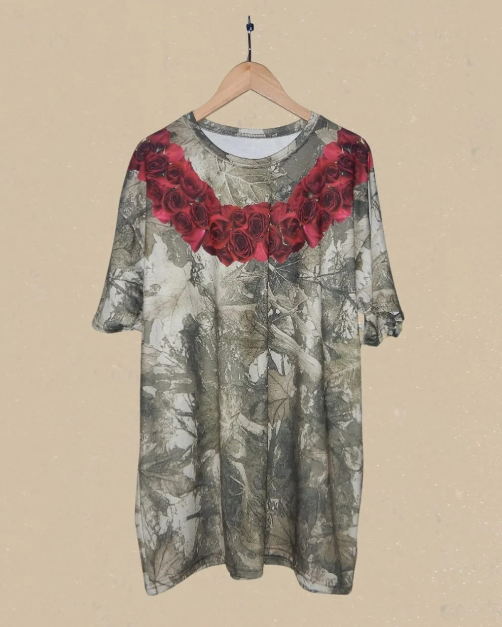Rose Lei Camo Tshirt (PREORDER)