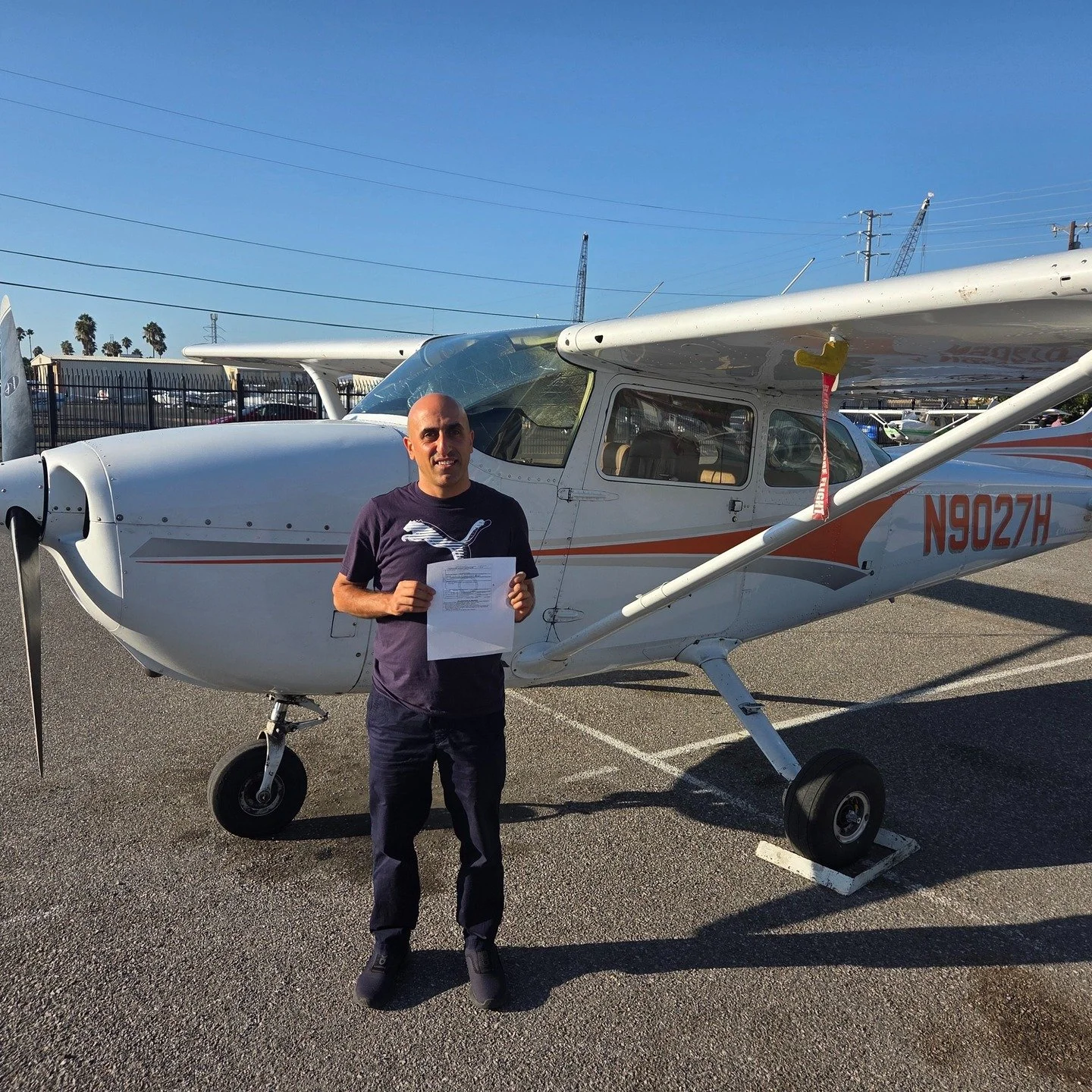 Congratulations on passing your PPL Checkride Smbat! 🎉

Pilot: Smbat Tonoyan
Date: September 25th, 2025
CFI: William Sun
Plane: 9027H