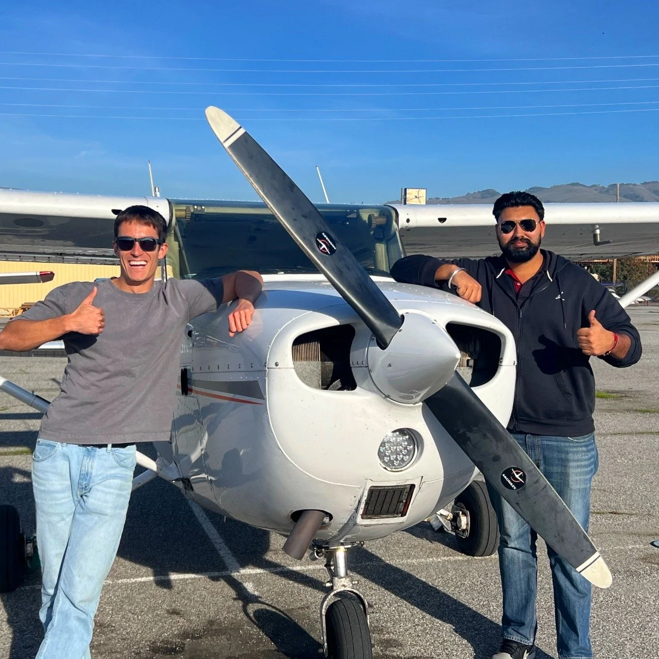 Congrats on your first solo Manvir! 🎉

Pilot: Manvir Singh Pama
Date: December 2nd, 2025
Plane: N9027H
CFI: Arthur Johnston
Location: KRHV