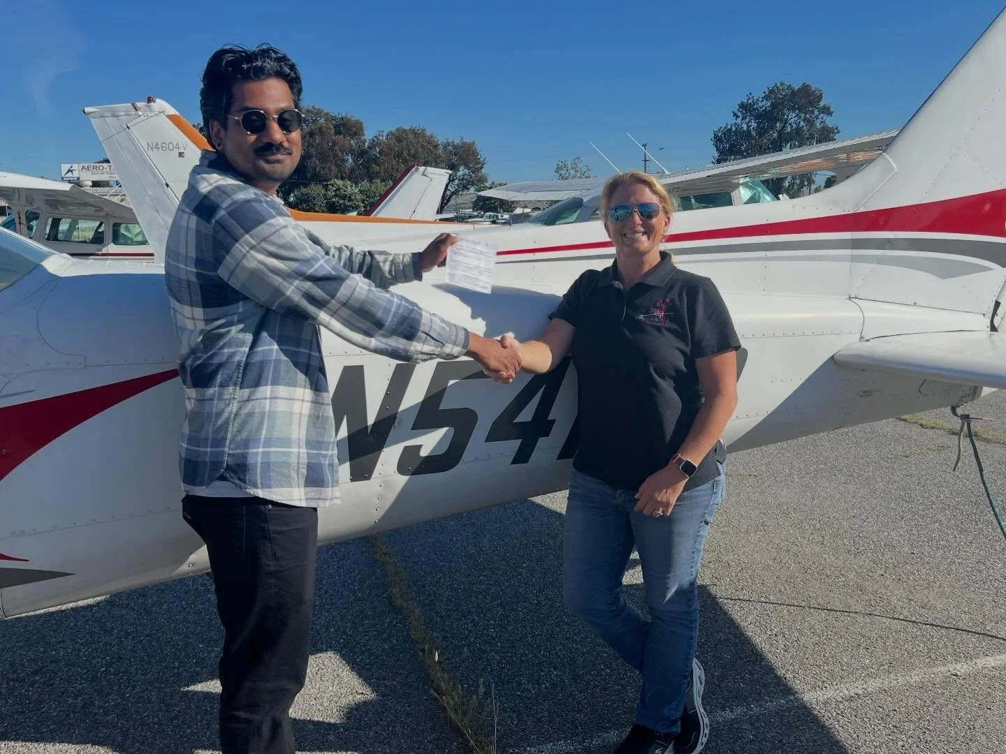 Congratulations to our newest instrument pilot!

Pilot: Sai Ravilisetty
Date: April 7th, 2026
Plane: N54102
Cfi: Martin di Stefano
Location: KRHV
