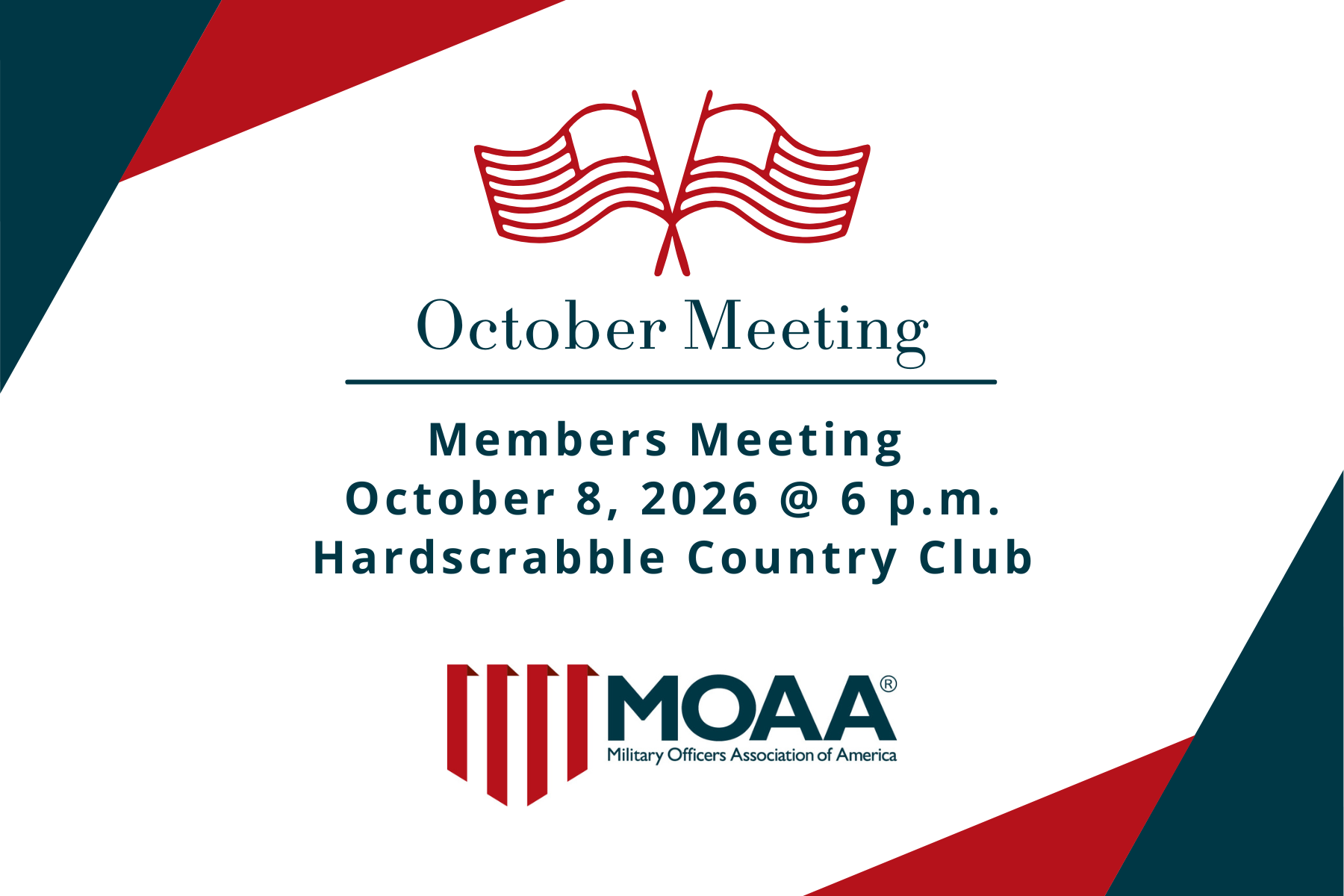 Members Meeting to be Held October 8