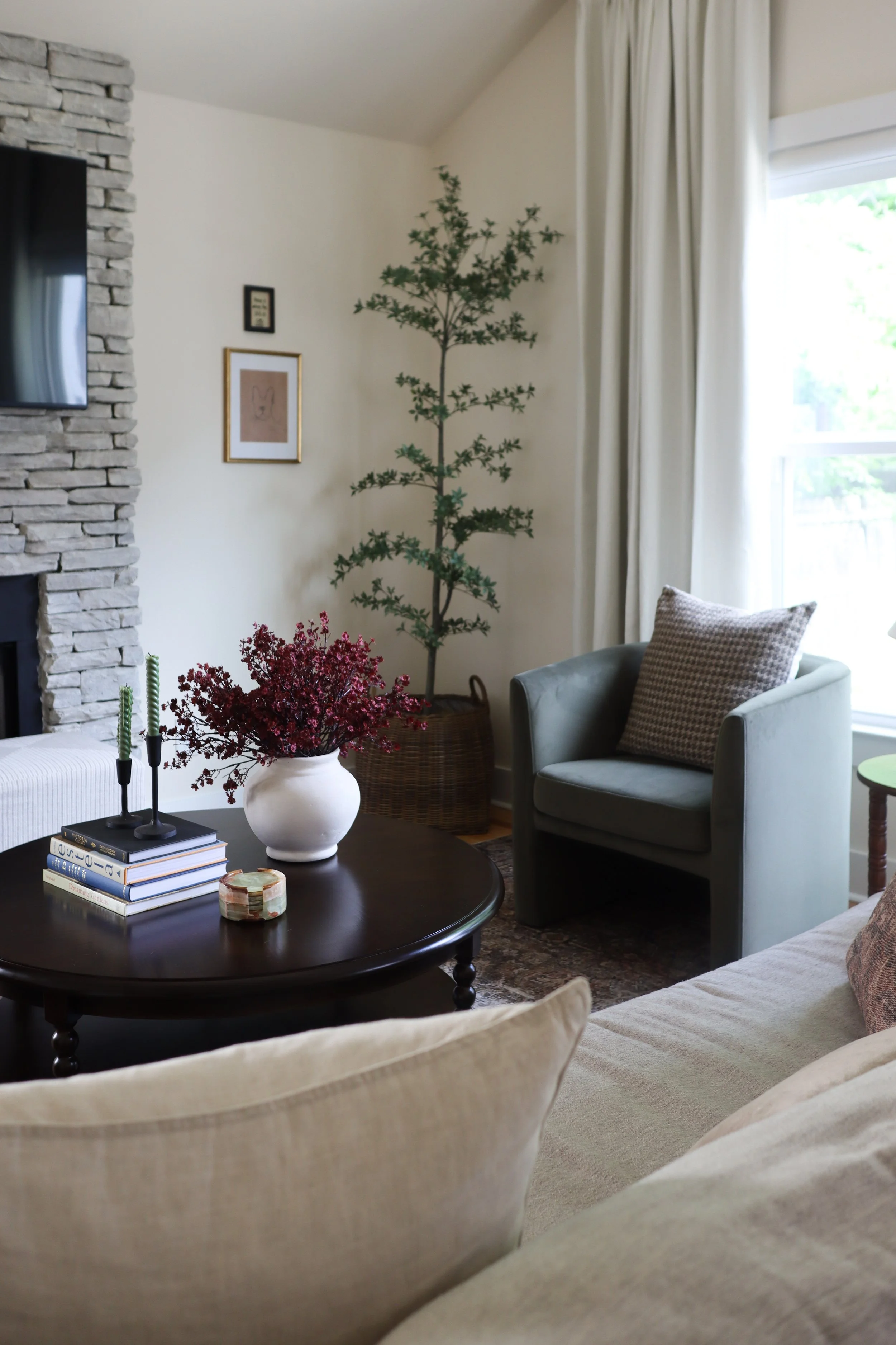 Transitional Living Room Remodel