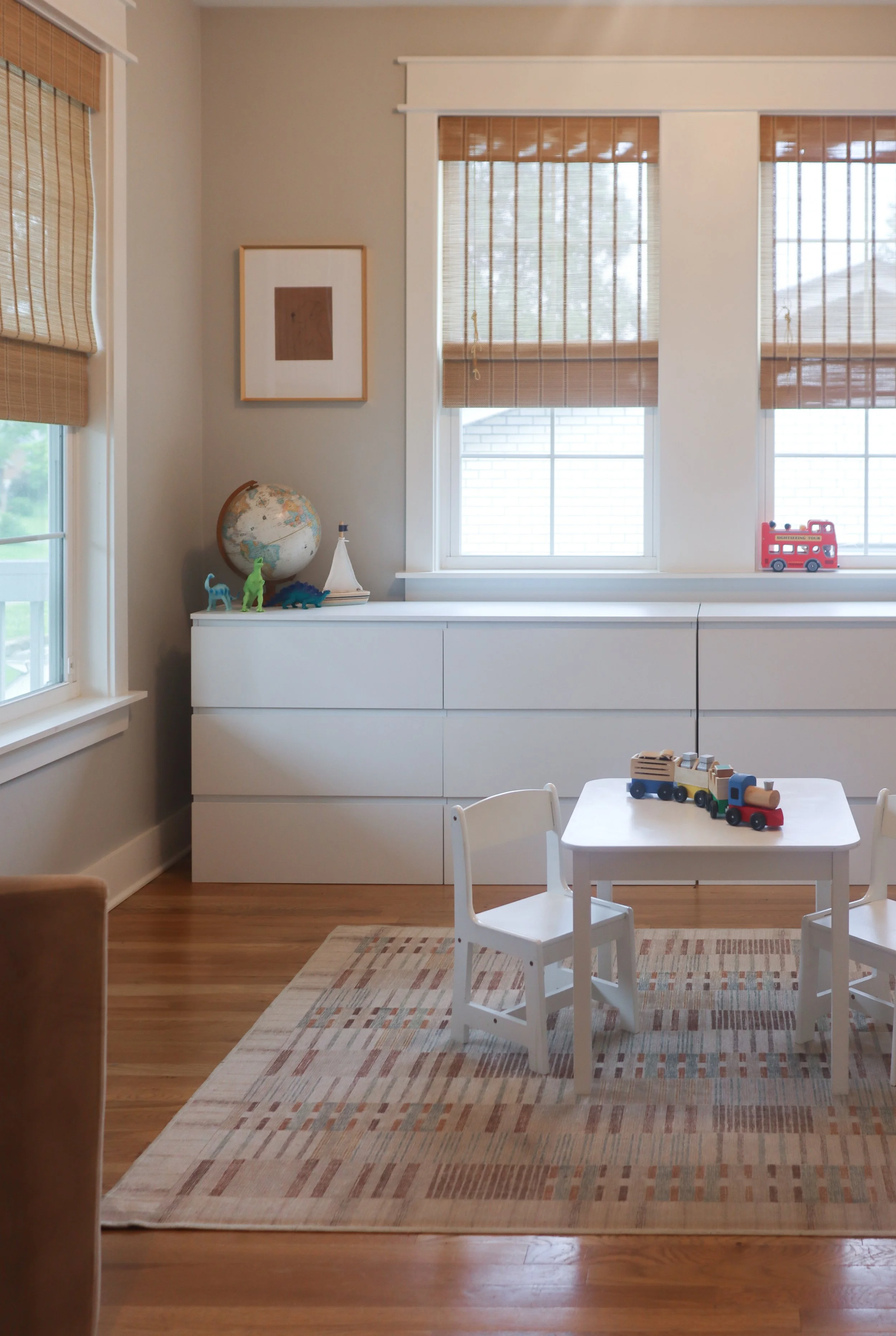 Timeless Playroom with Storage