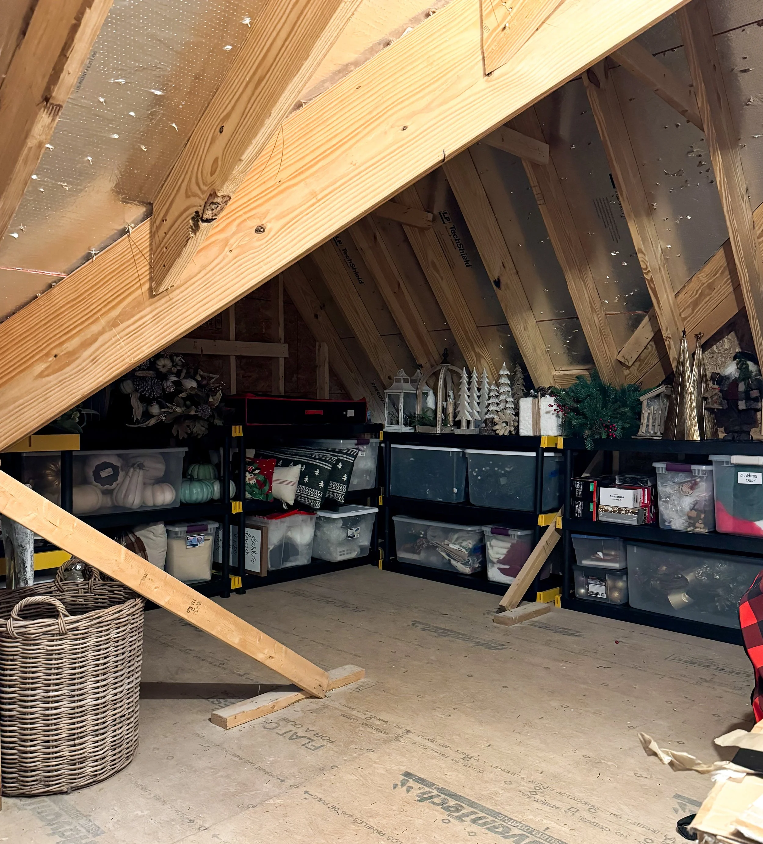 Attic Storage Shelves and Organization in Brentwood, Tennessee - After