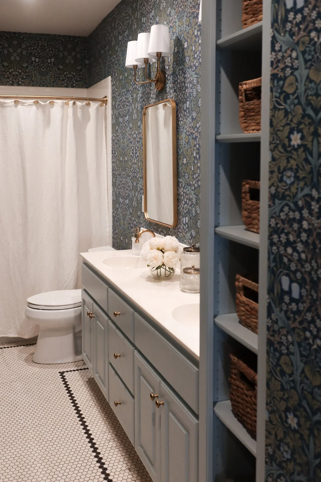 Bathroom Wallpaper Design Nashville Interior Designer