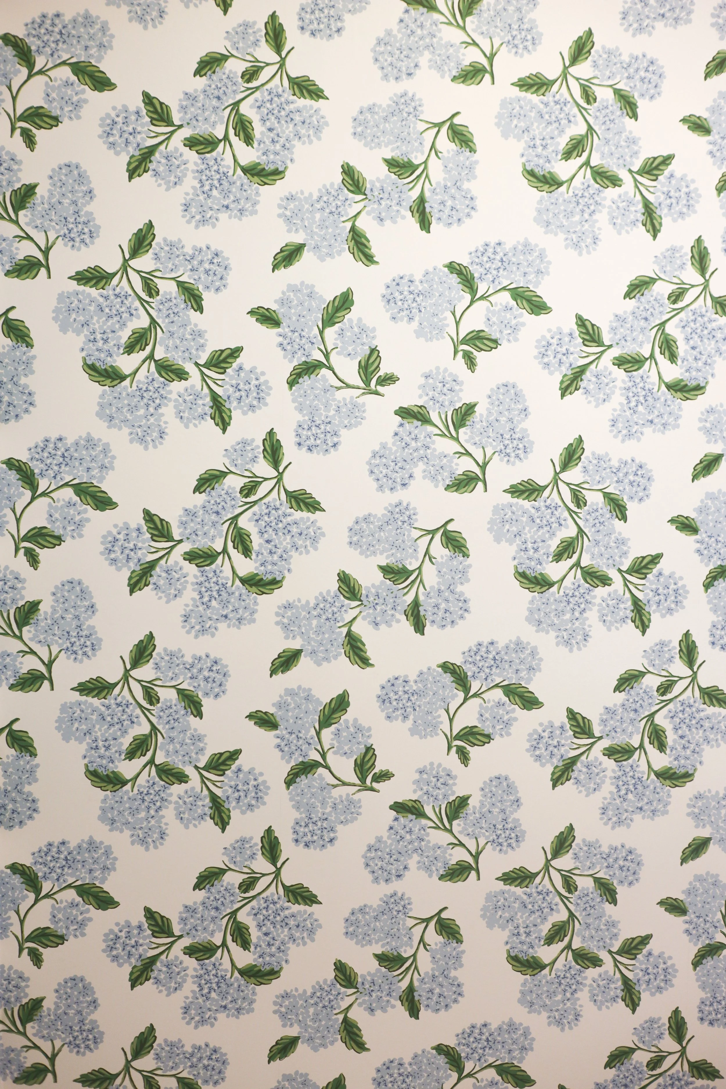 Bathroom Wallpaper Ideas Nashville TN Hydrangea Design