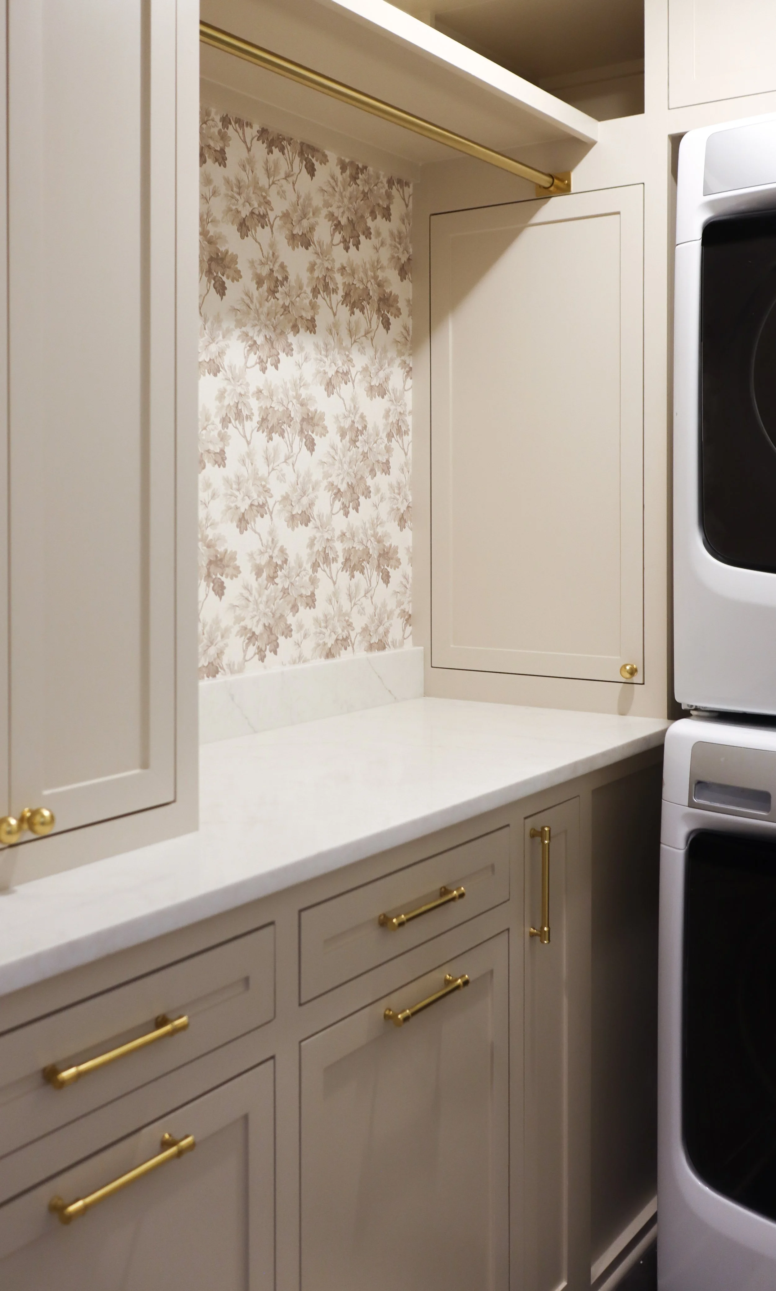 Laundry Room Wallpaper Design Nashville Interior Designer