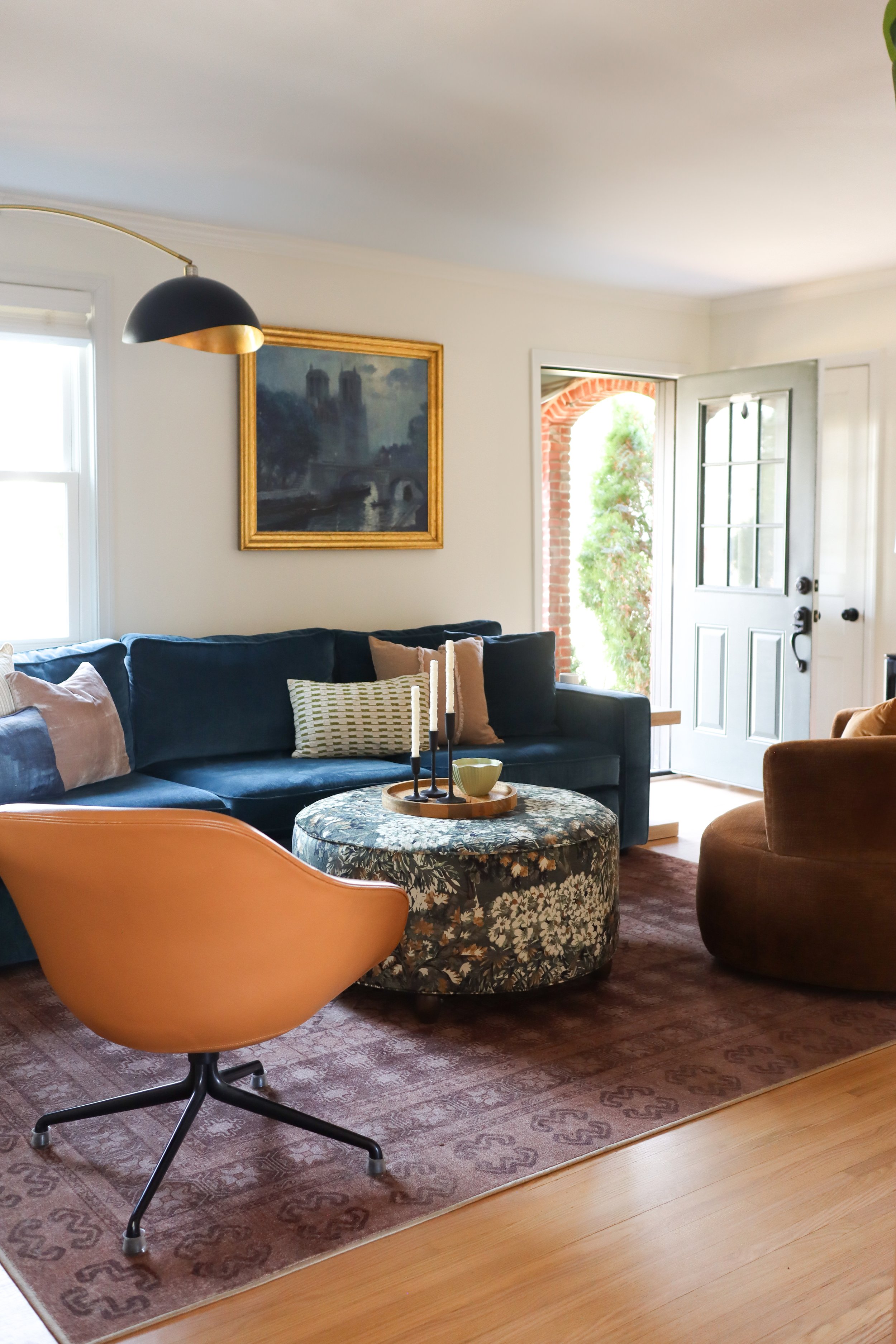 Curated comfort living room full reveal