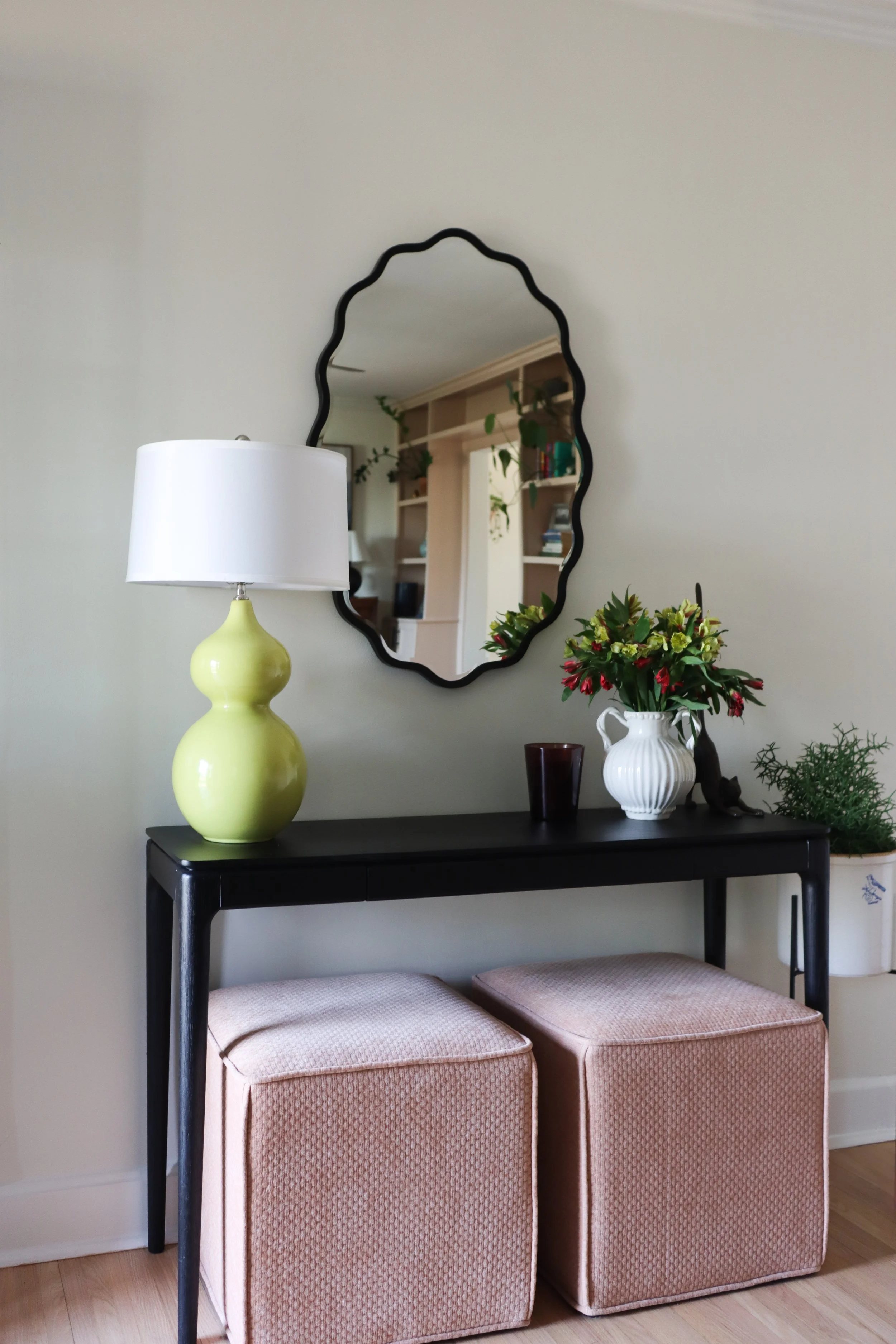 nashville living room modern transitional design