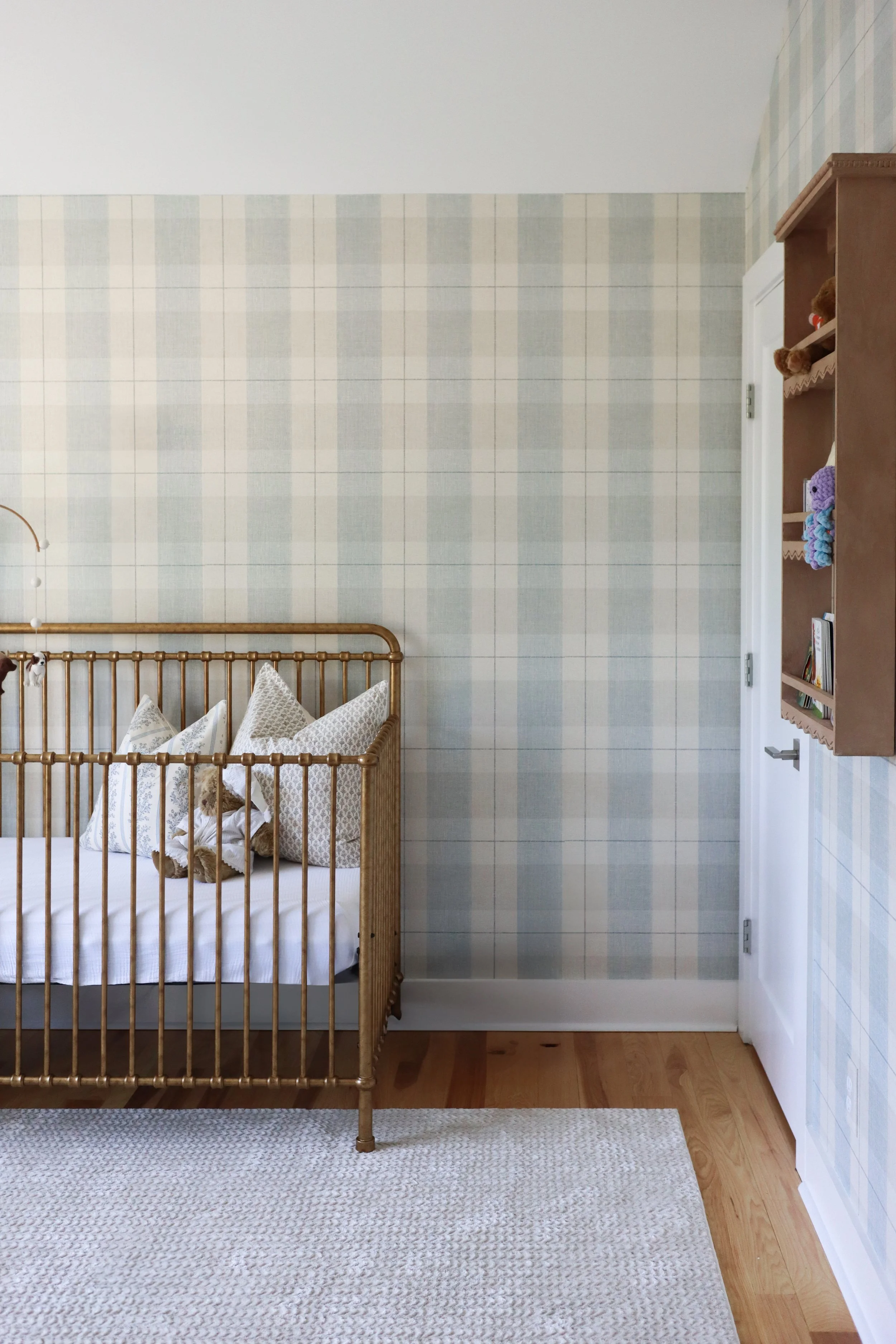 Vintage Inspired Brass Crib