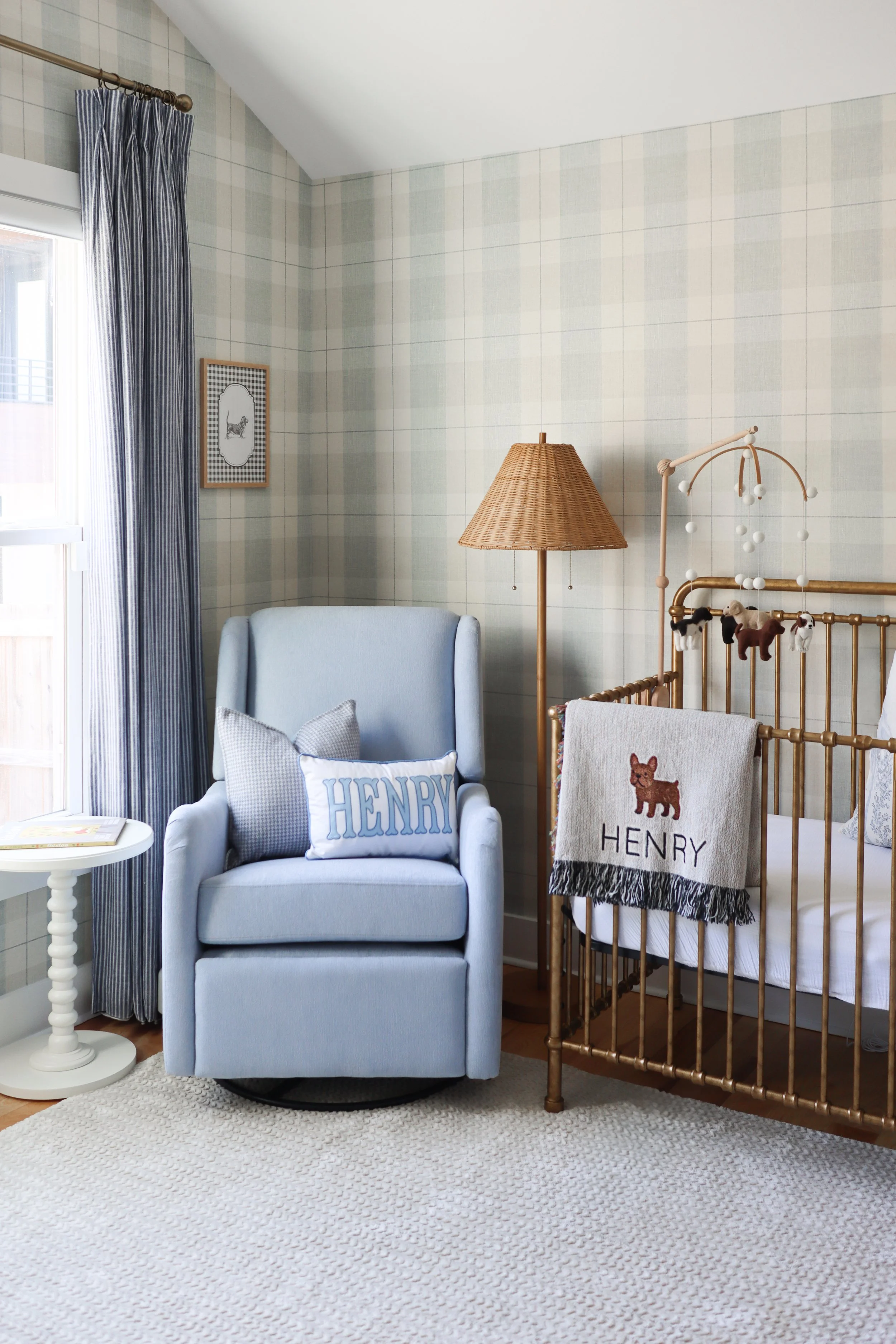 Classic Preppy Nursery Design