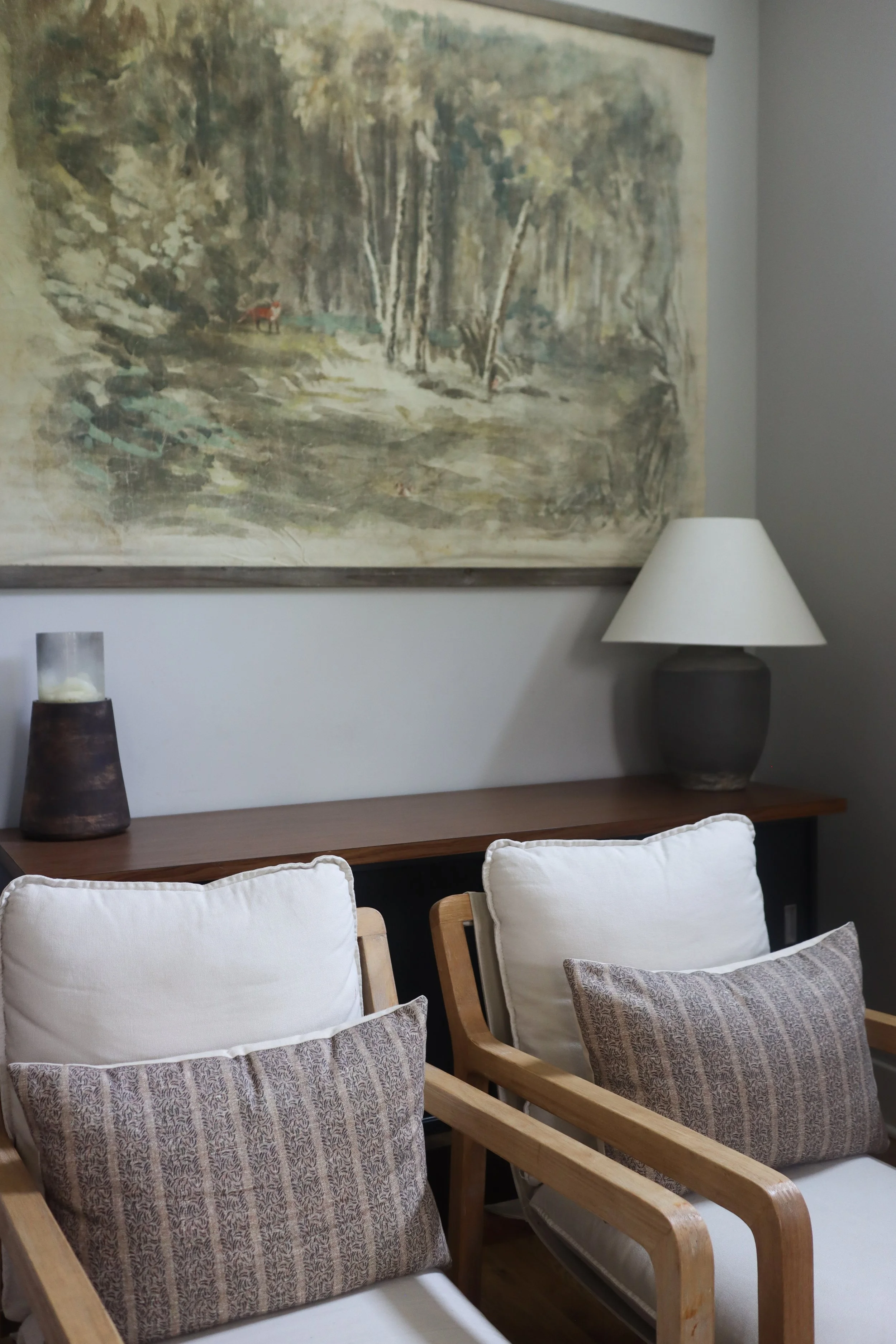 Downstairs design featuring traditional style in the kitchen, dining, and living room. Designed for a Nashville family who wanted warm finishes, timeless details, and functional flow between spaces.