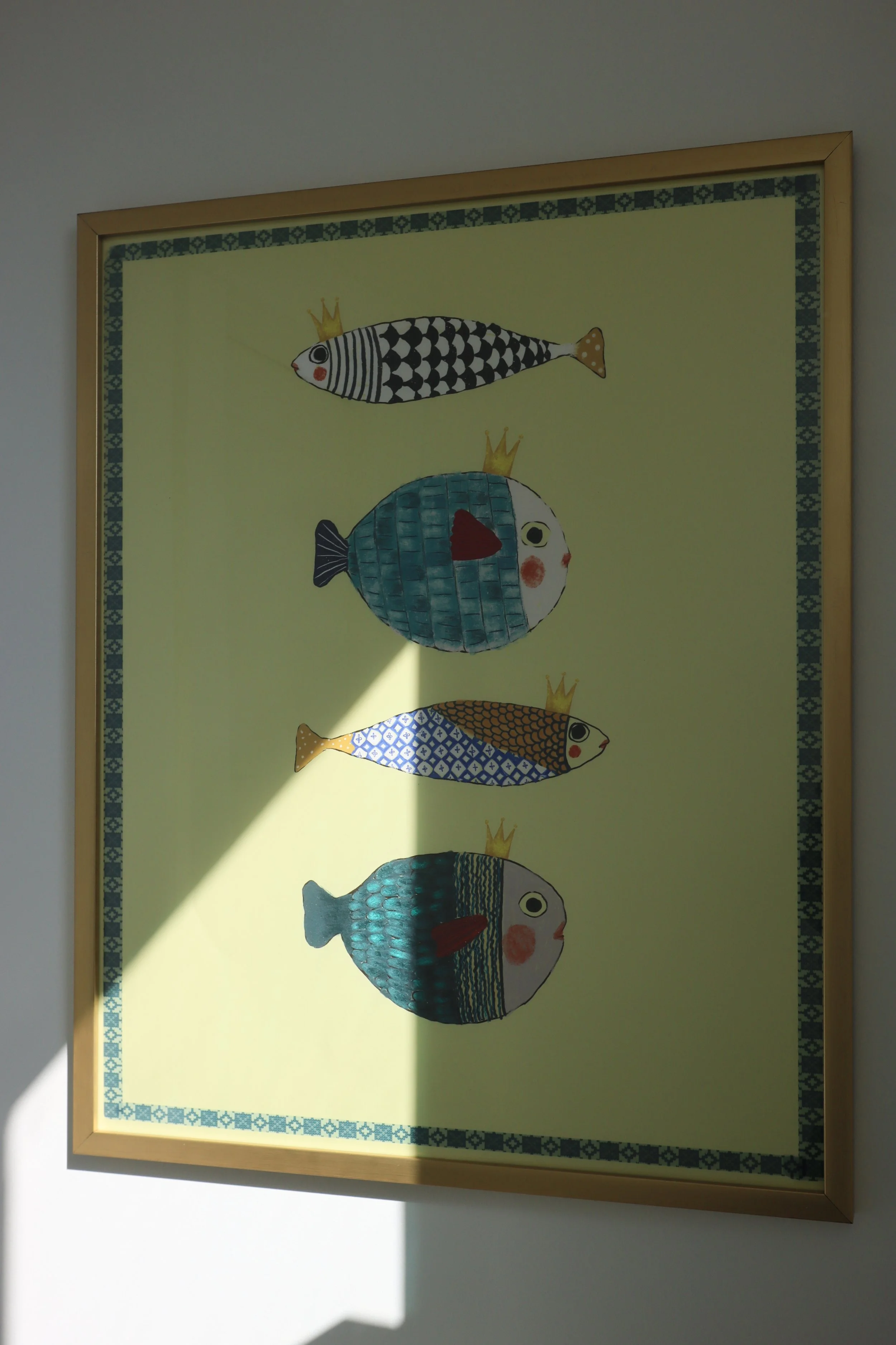 Jack and Jill Bathroom Redesign with Whimsical Eclectic Style - Blue Green and White